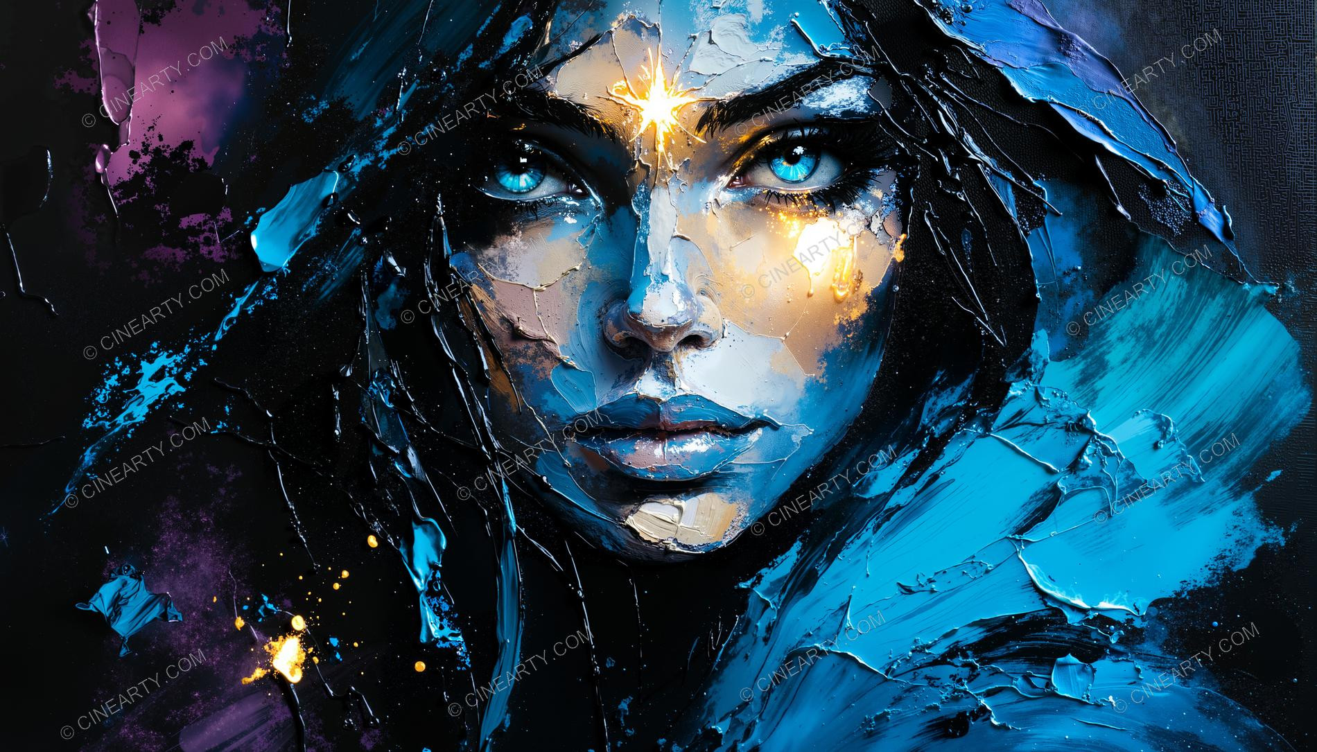 Beautiful Woman Close-up Portrait 35997