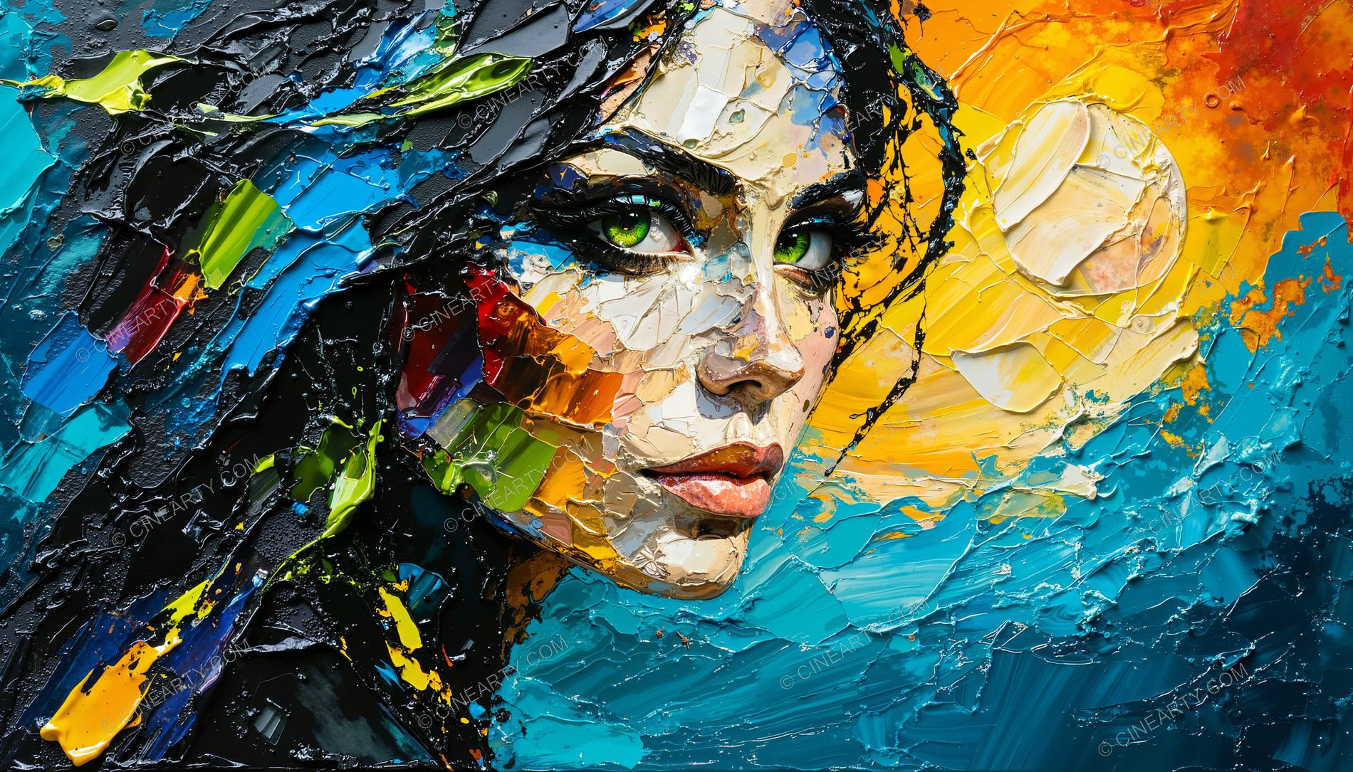 Beautiful Woman Close-up Portrait 50074