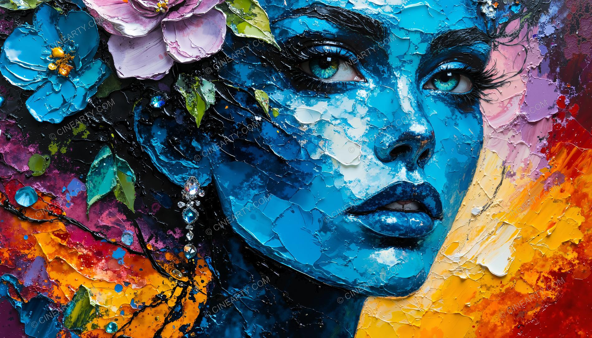 Beautiful Woman Close-up Portrait 80777