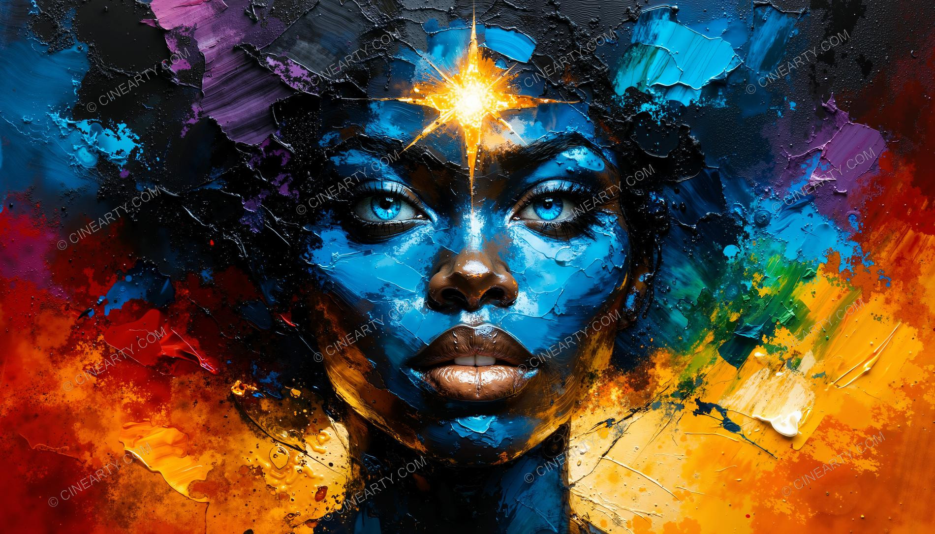 Beautiful Woman Close-up Portrait 97773