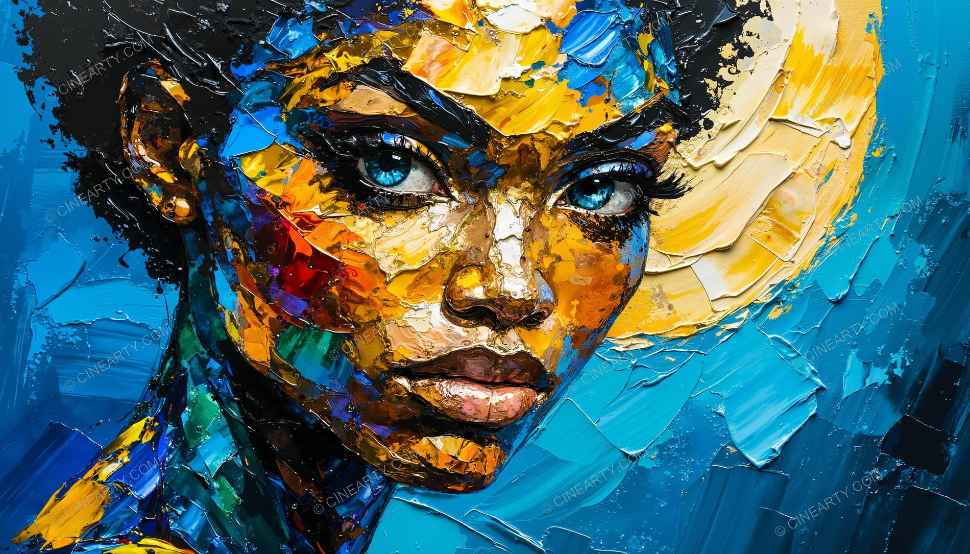 Beautiful Woman Close-up Portrait 68444