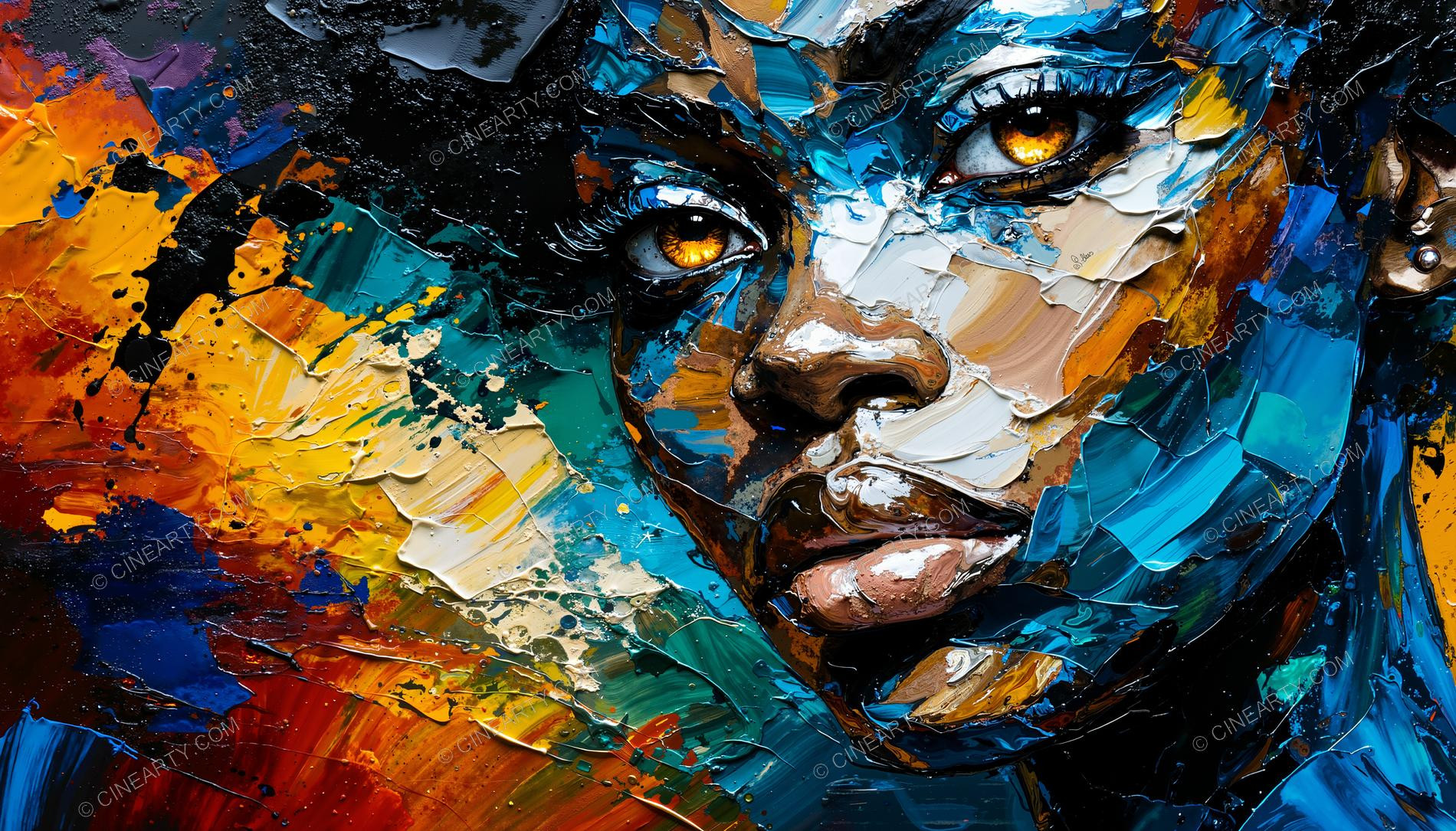 Beautiful Woman Close-up Portrait 84851