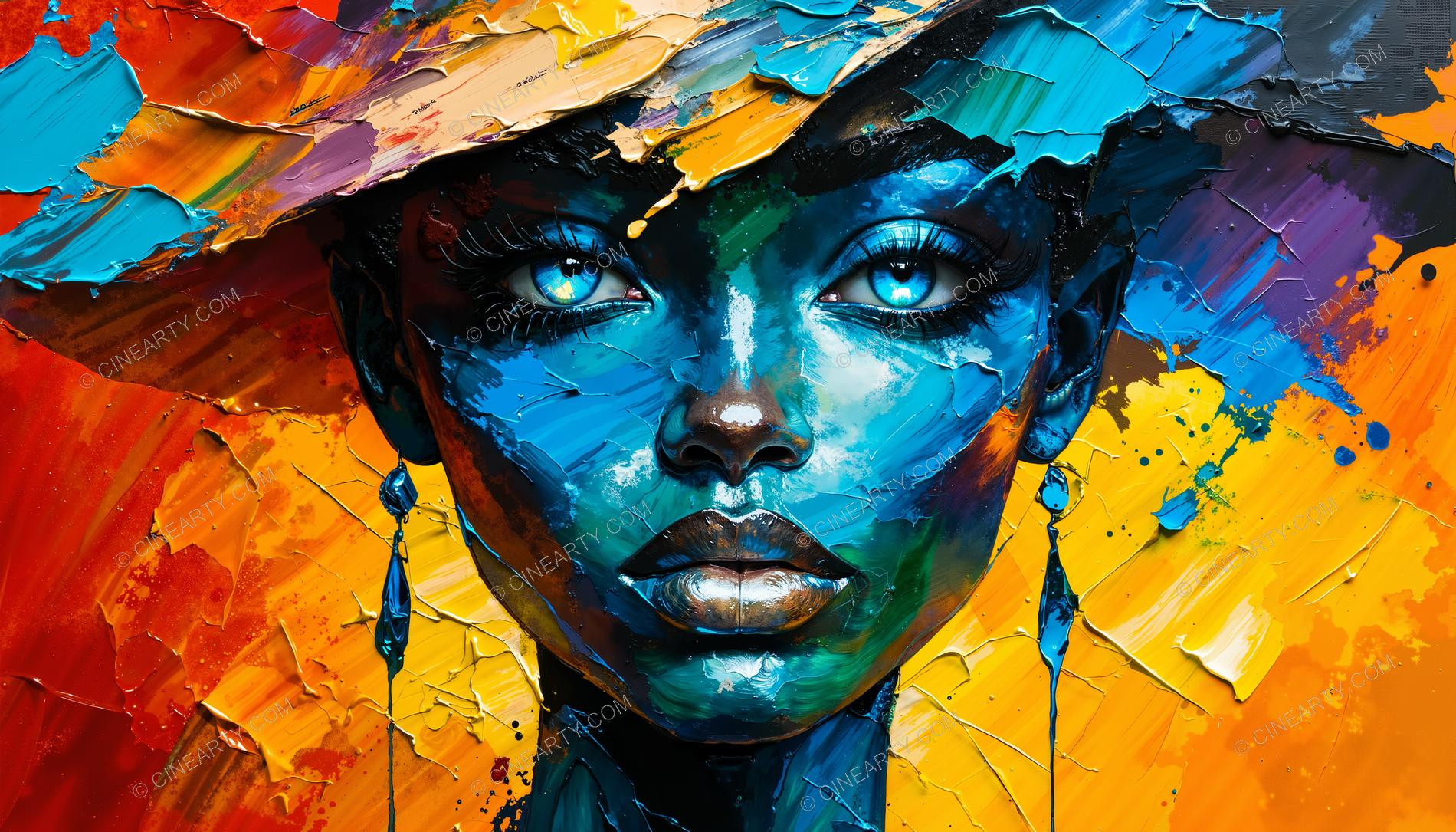 Beautiful Woman Close-up Portrait 83924