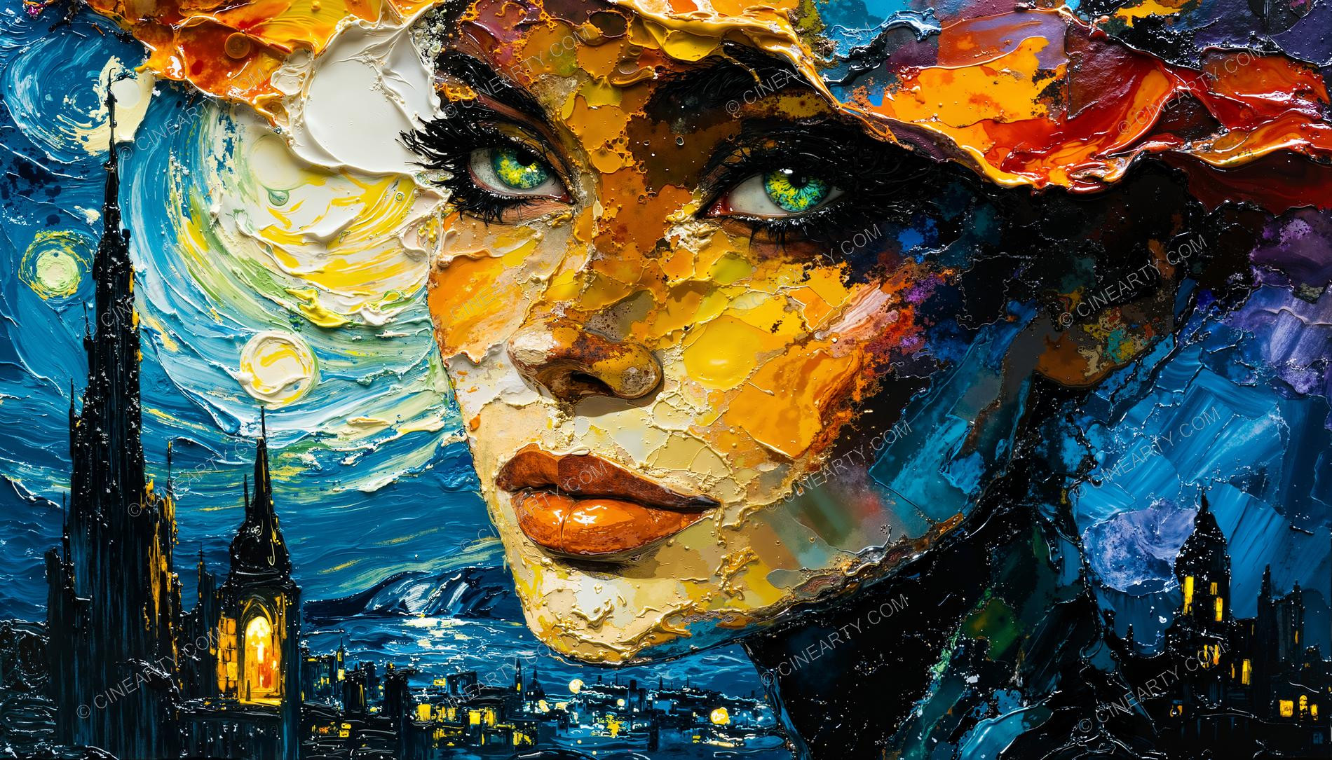 Beautiful Woman Close-up Portrait 28637