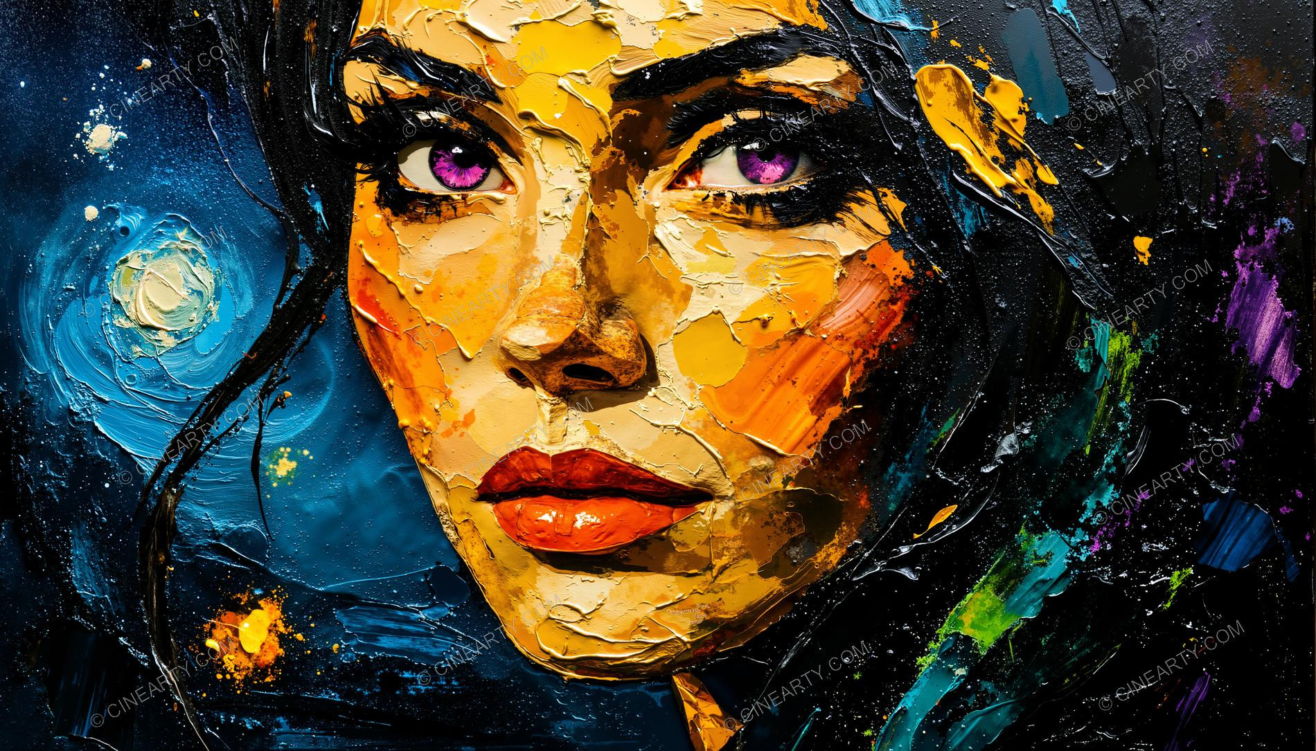 Beautiful Woman Close-up Portrait 53239