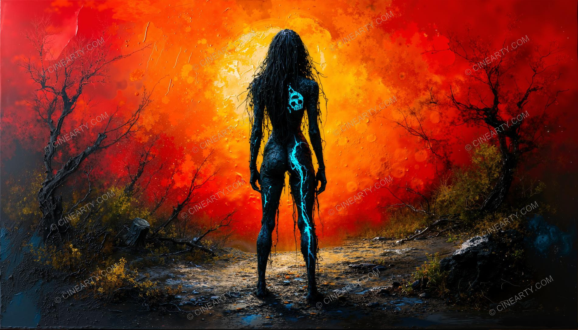 Girl Silhouette 55580