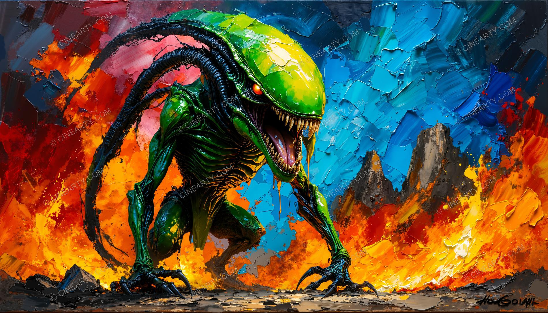 Alien Monster Portrait 89072