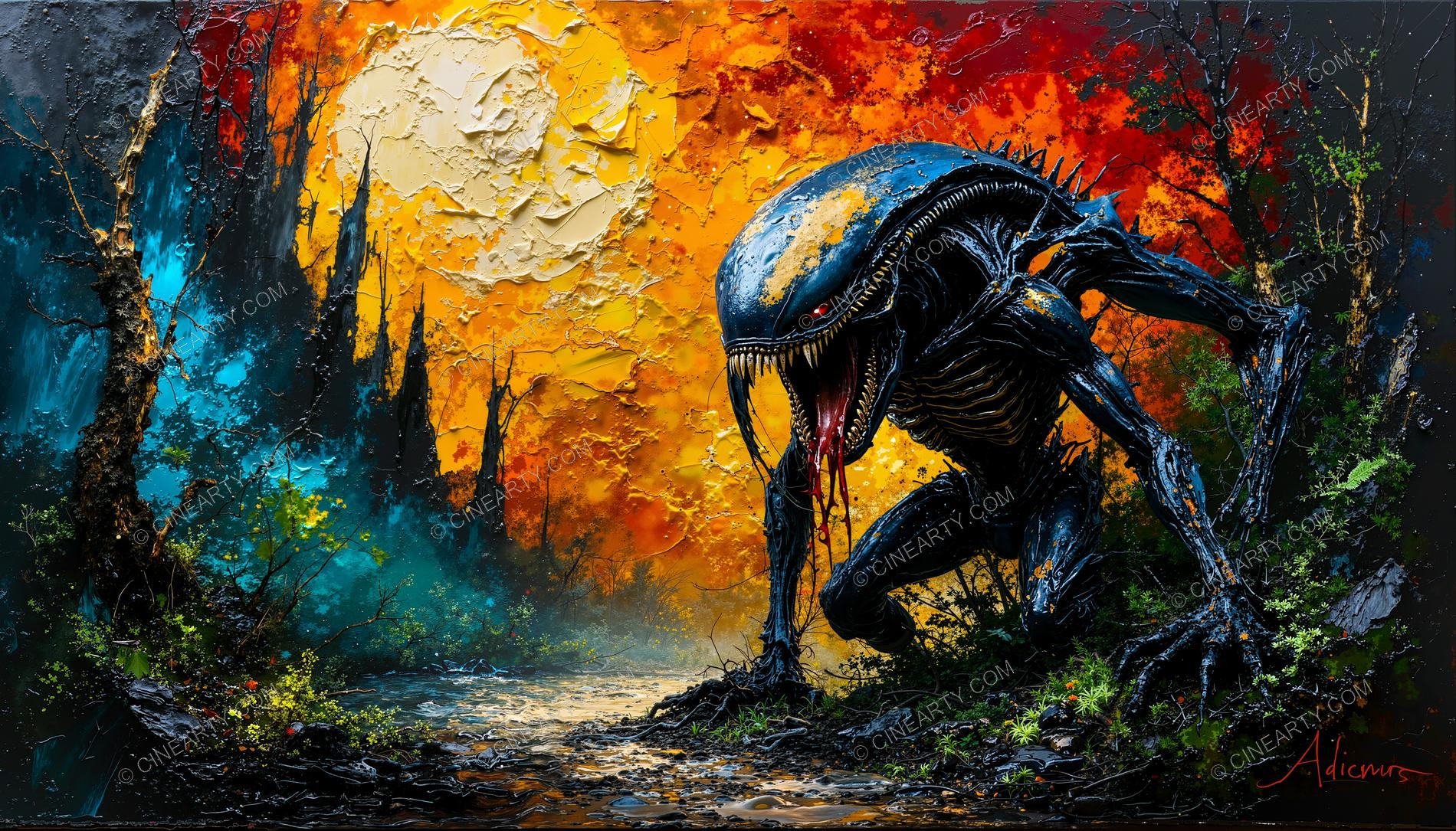 Alien Monster Portrait 87205