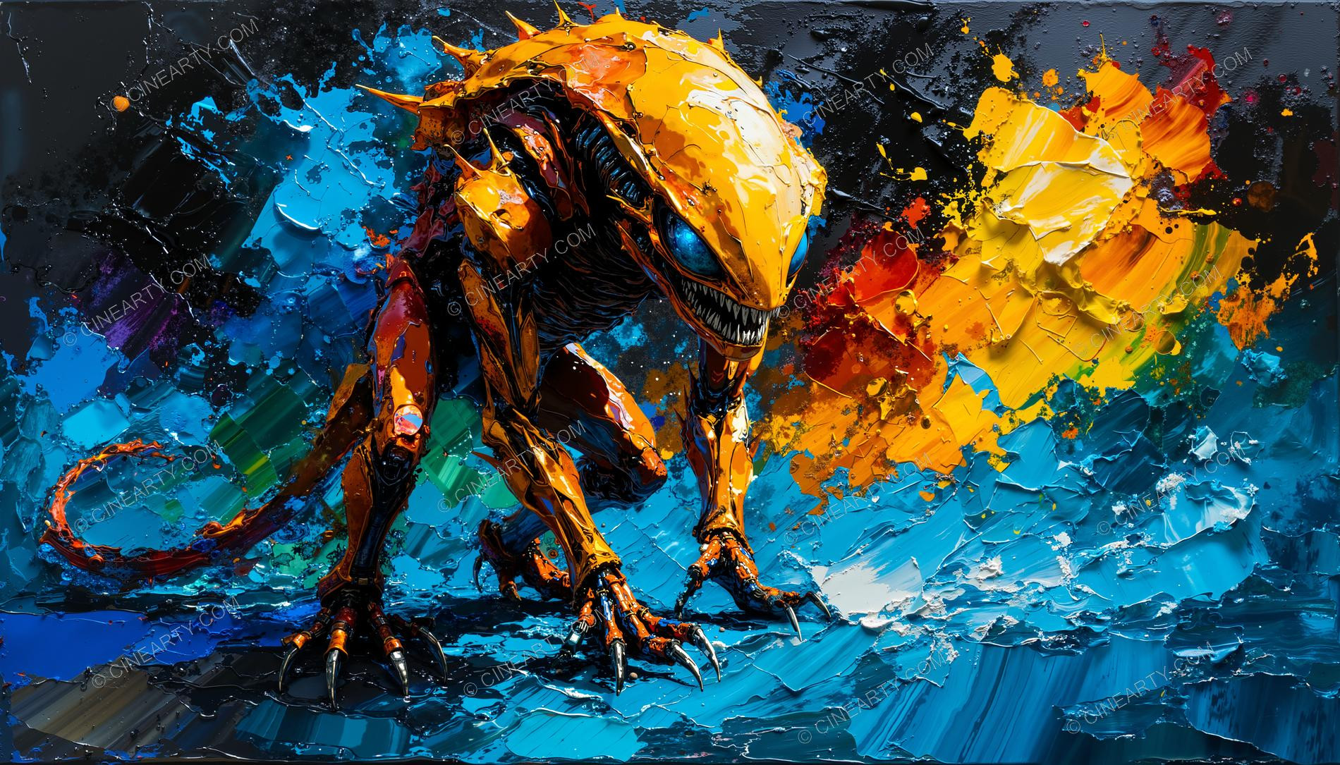 Alien Monster Portrait 03955