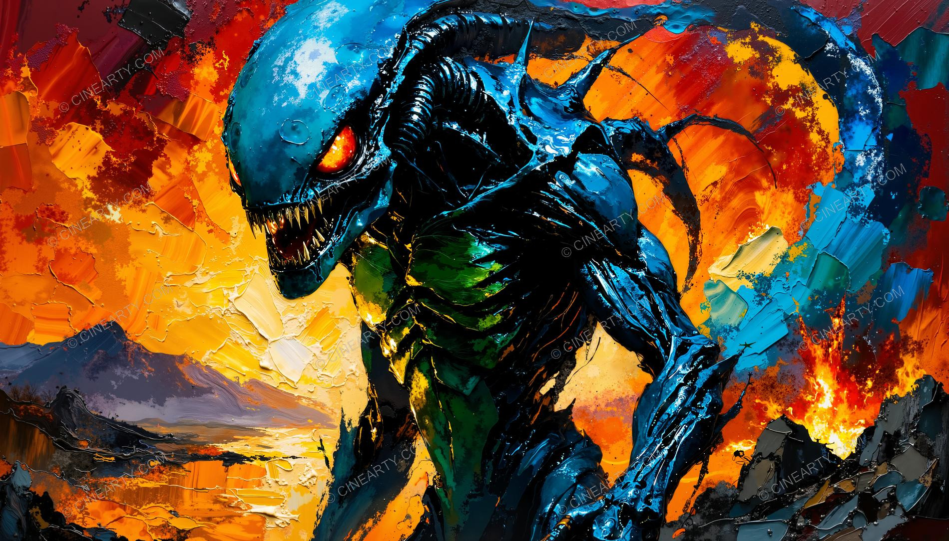 Alien Monster Portrait 20255