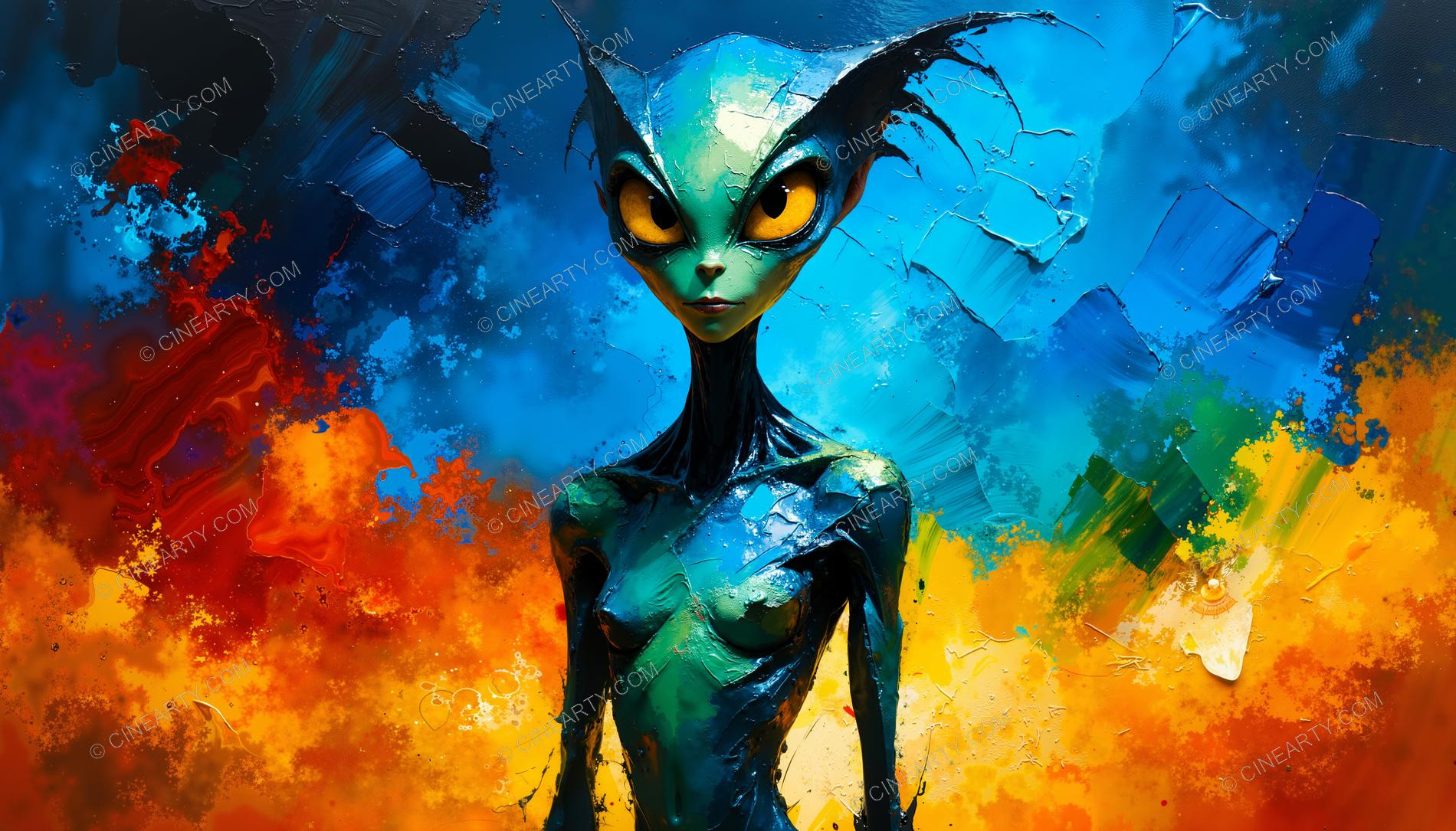 Alien Pointy-Eared 69514