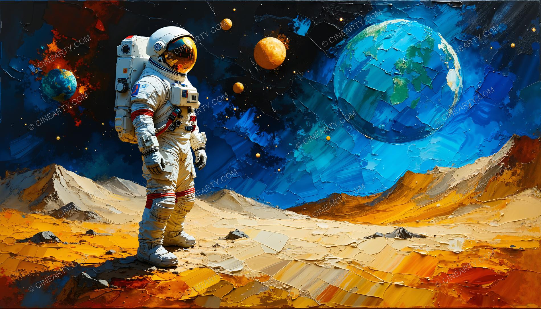 Astronaut in outer space 31815