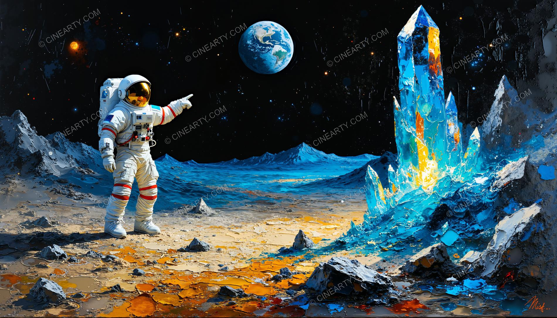 Astronaut in outer space 67687