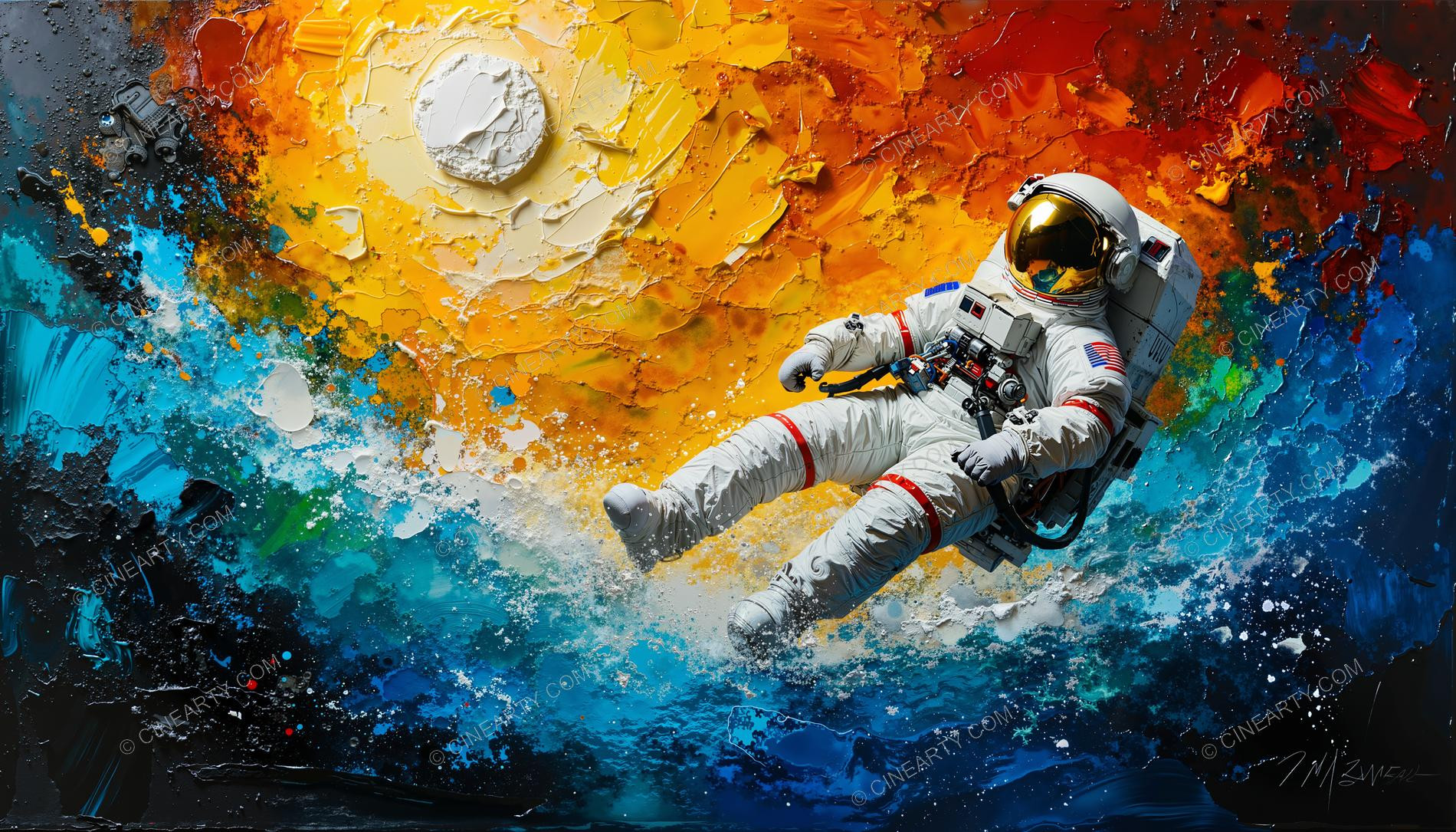 Astronaut in outer space 63364