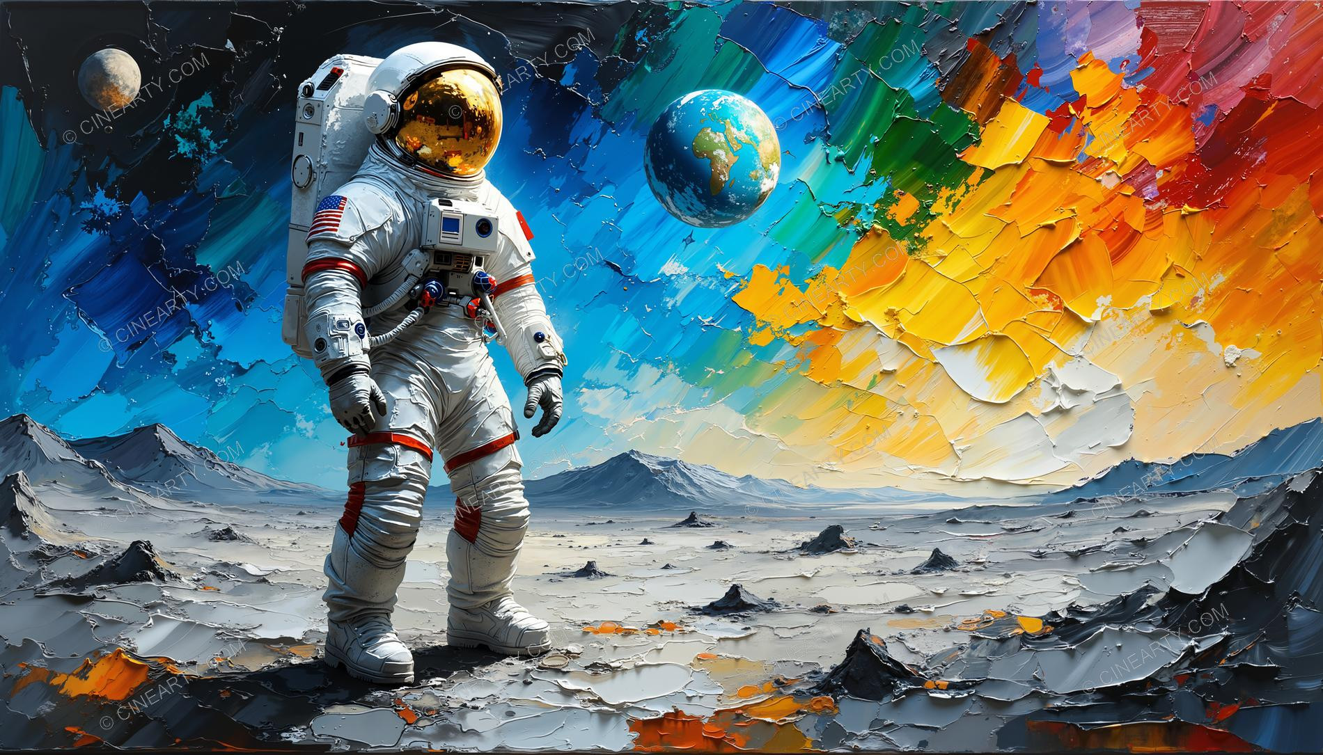 Astronaut in outer space 59330