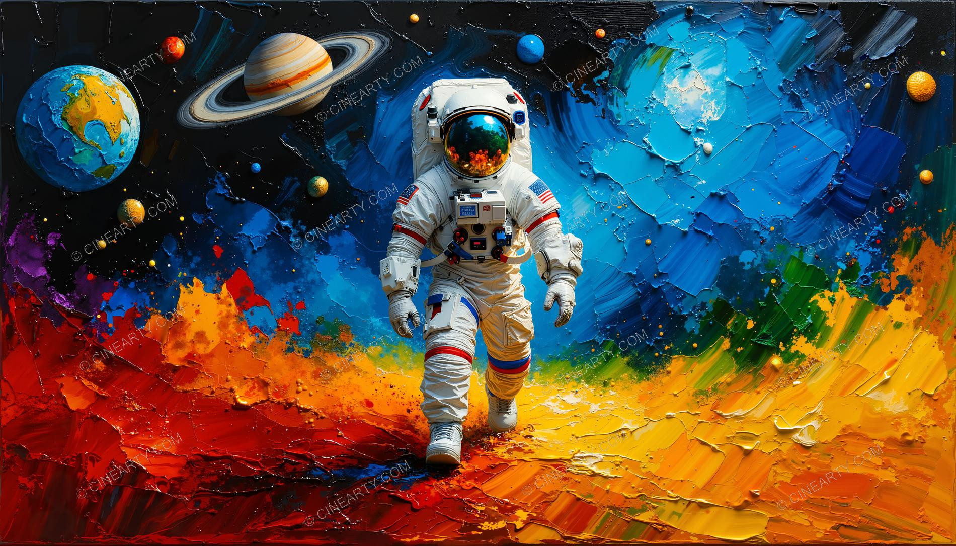 Astronaut in outer space 70684