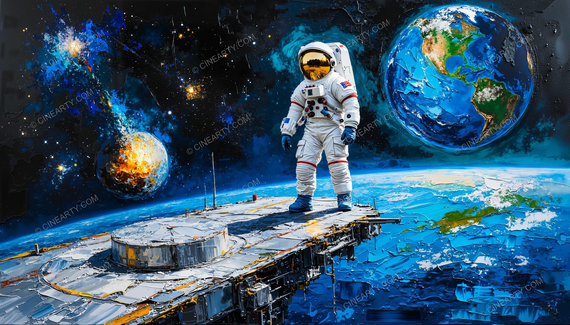 Astronaut in outer space 42147