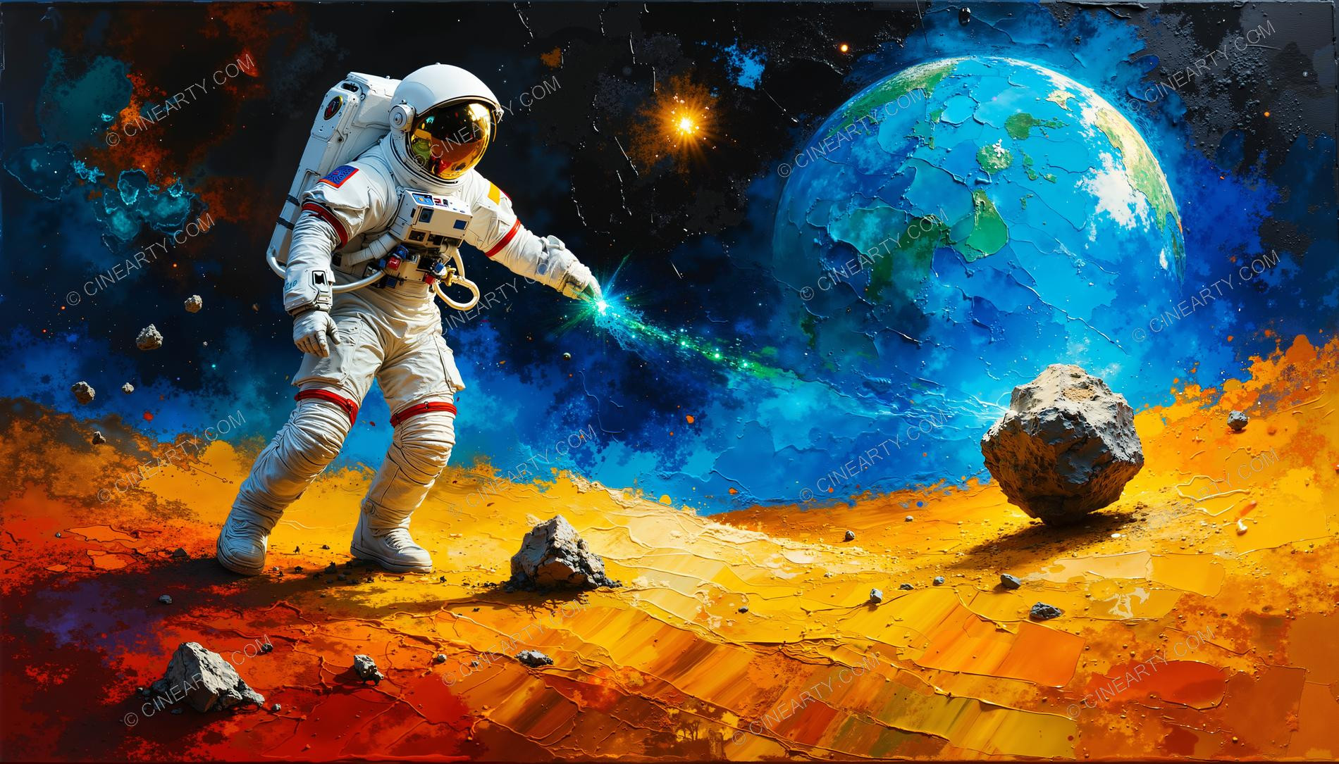 Astronaut in outer space 65385