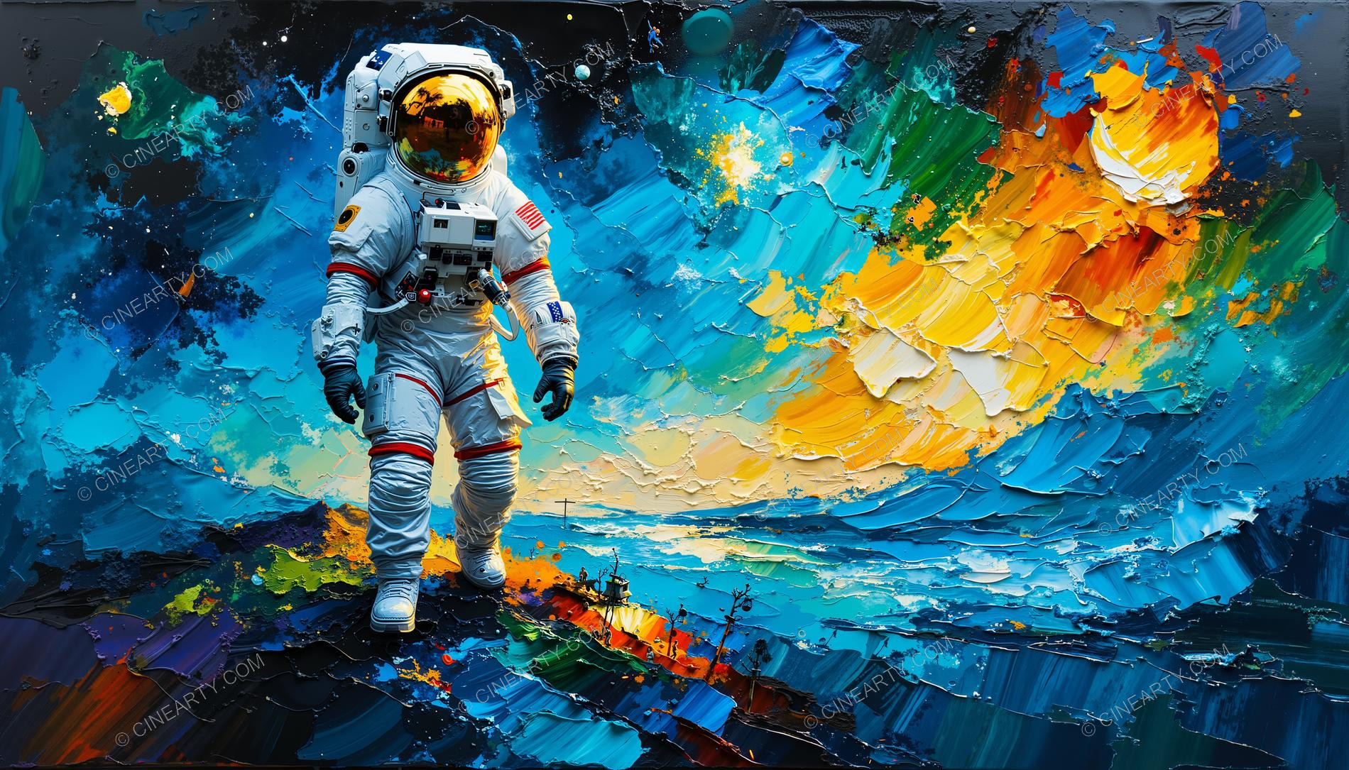 Astronaut in outer space 68846