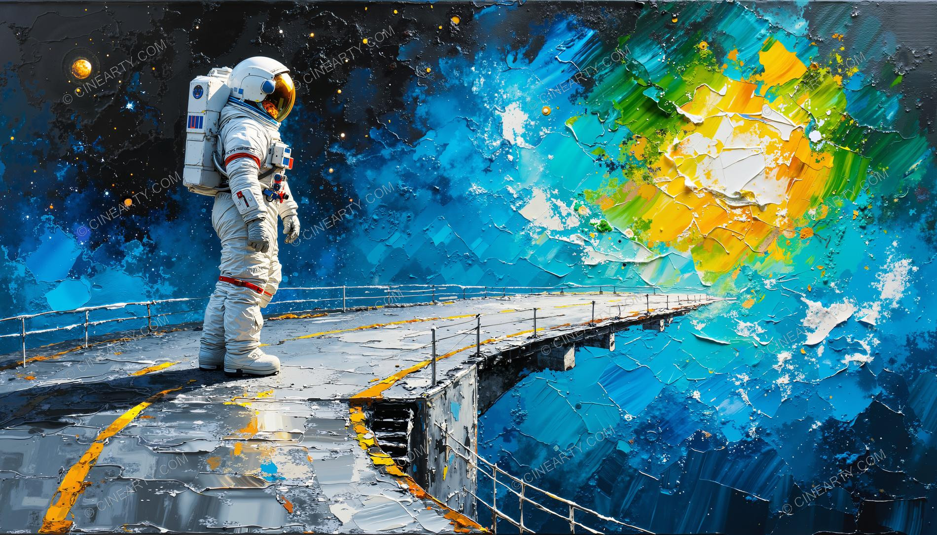 Astronaut in outer space 69478