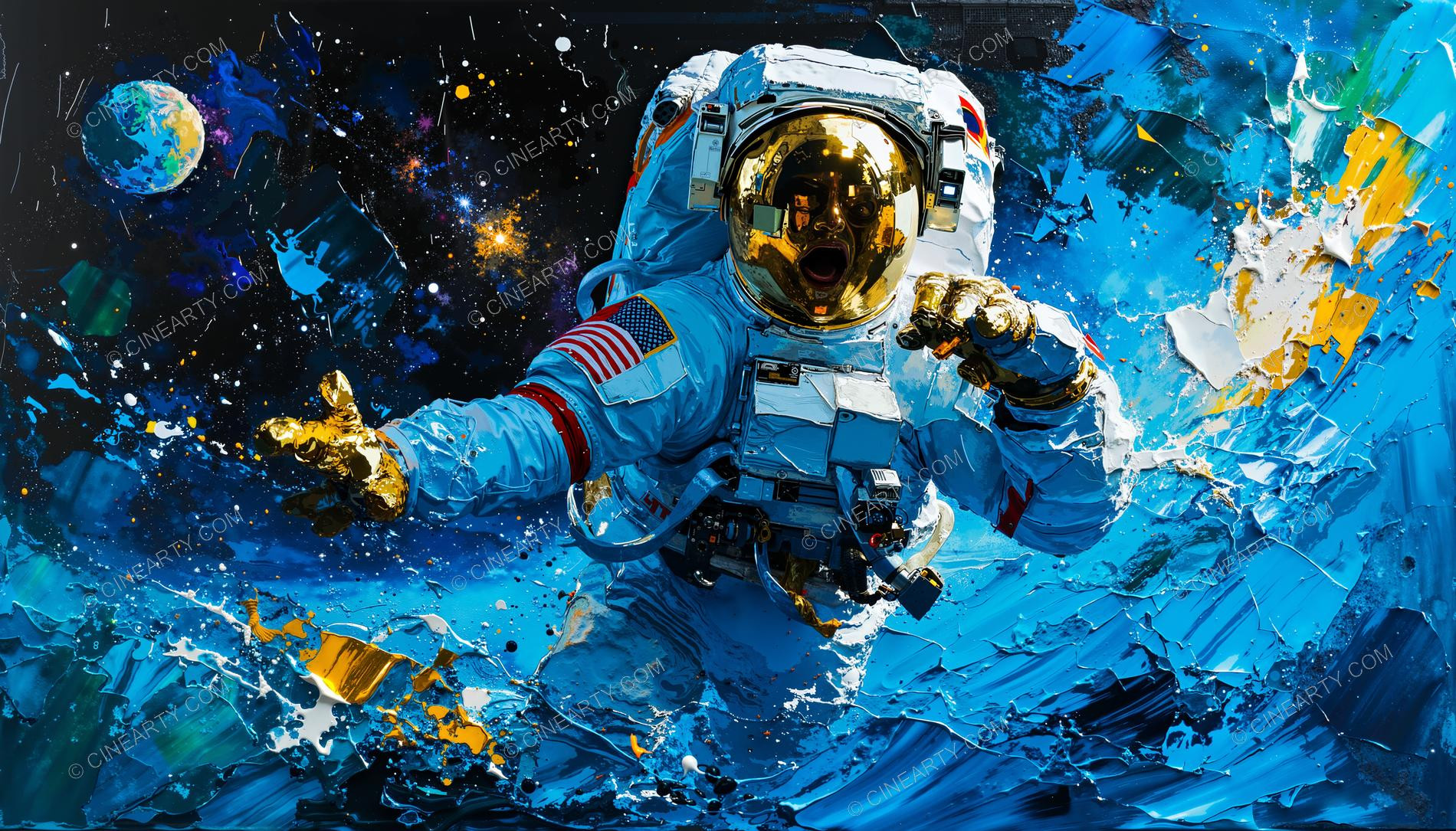 Astronaut in outer space 61223