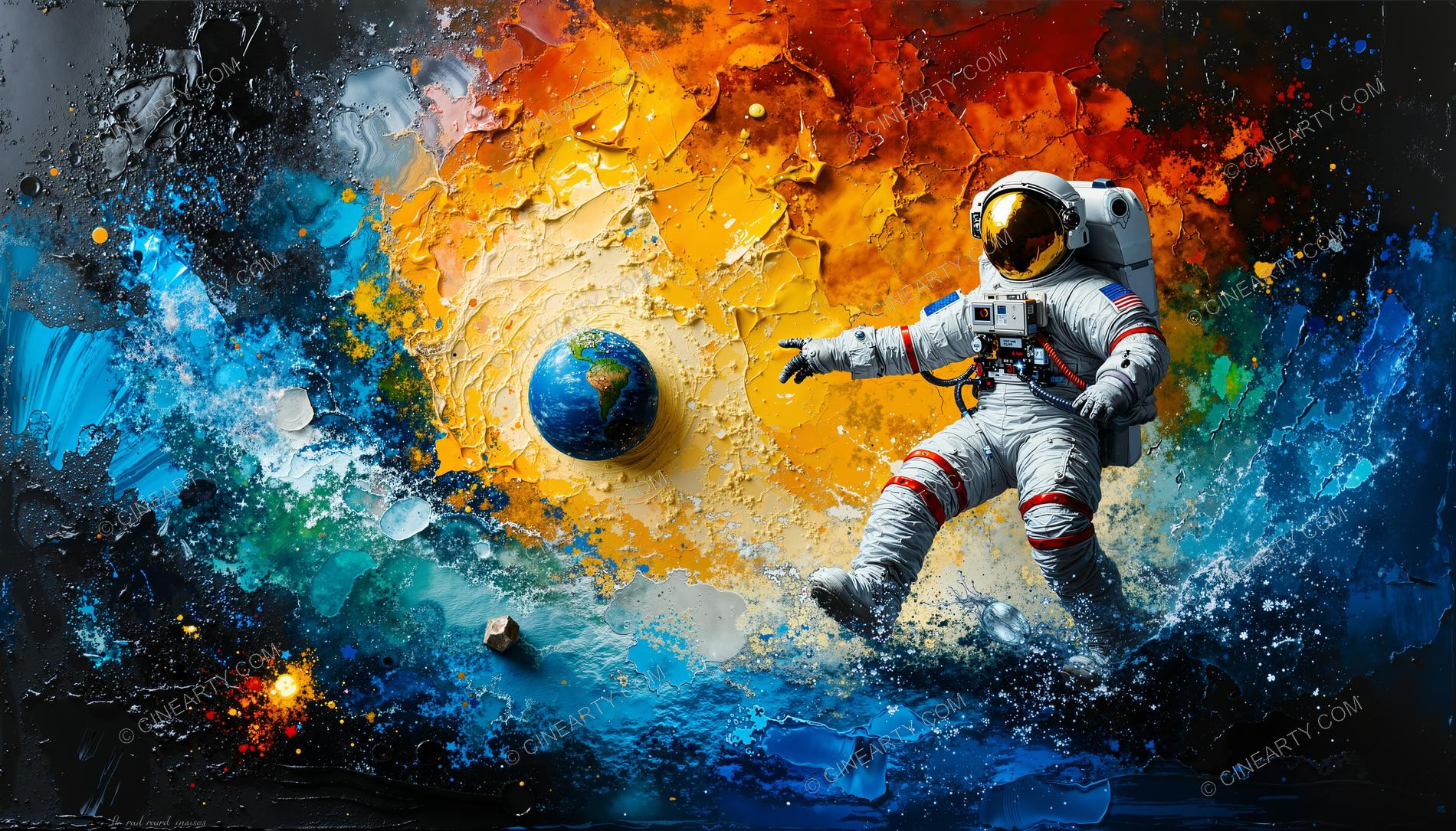 Astronaut in outer space 36200