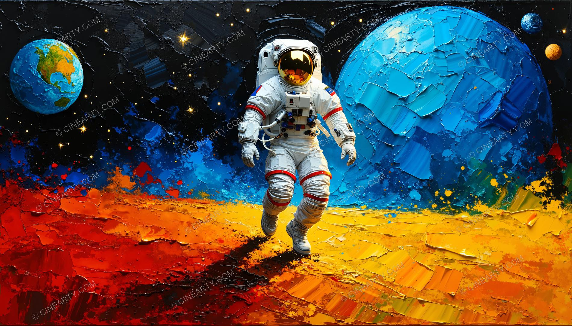 Astronaut in outer space 25959
