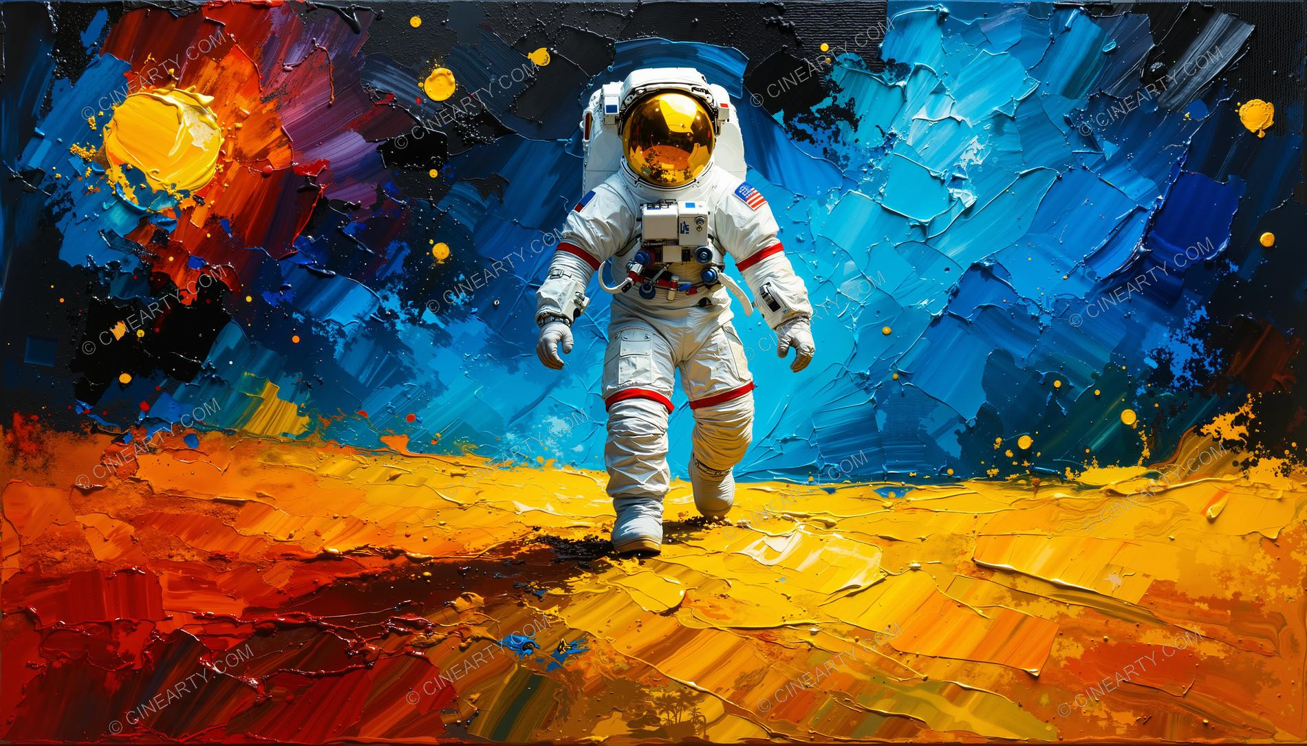 Astronaut in outer space 69929