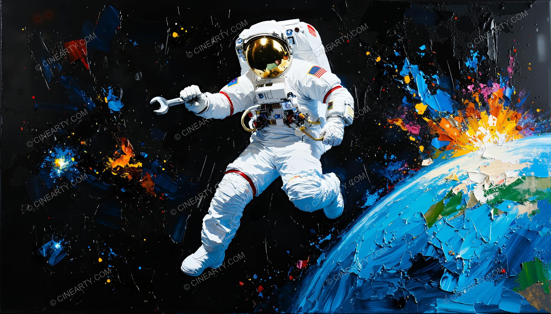 Astronaut in outer space 65918