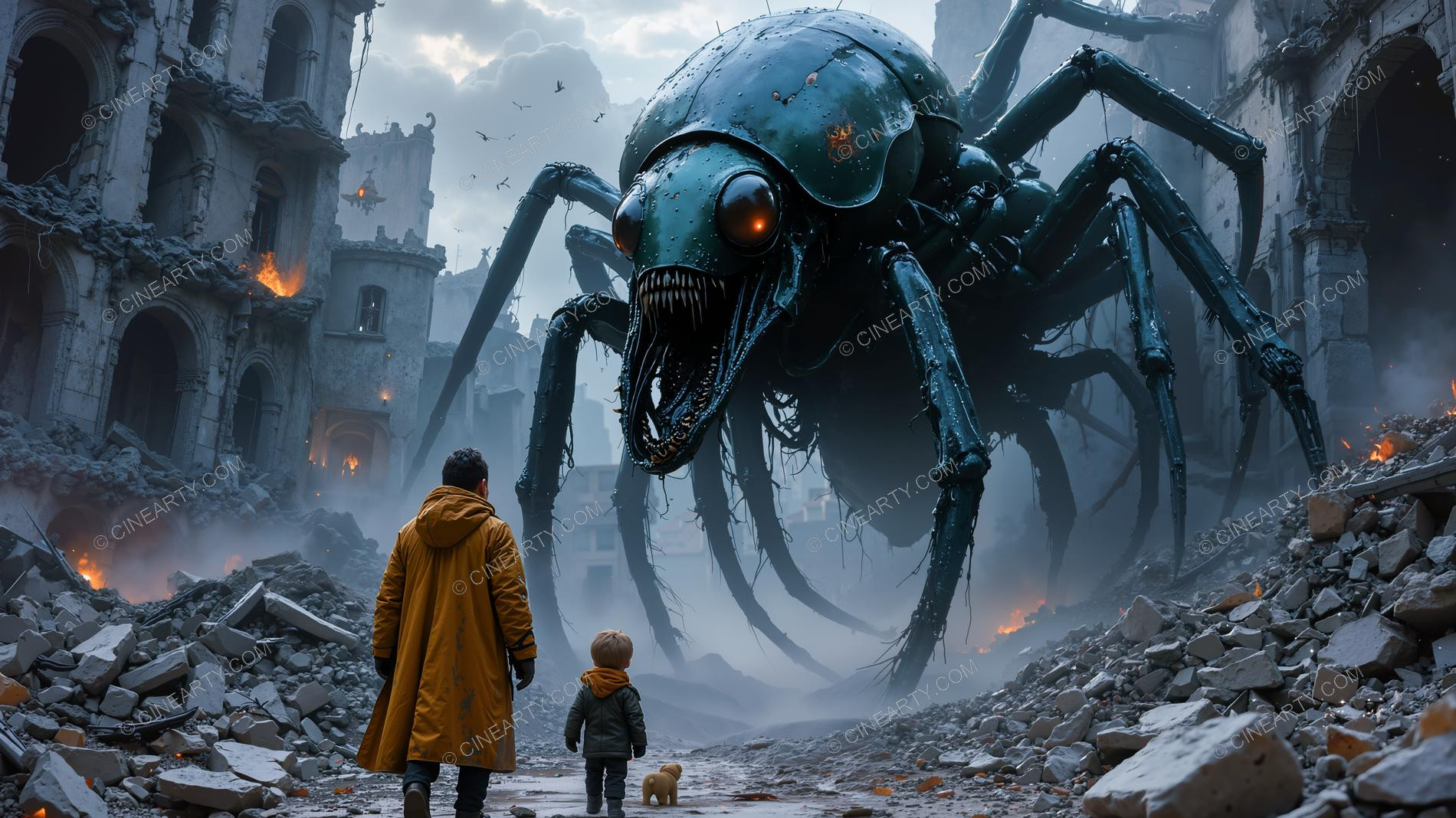 Alien Insects Attacs City 15164