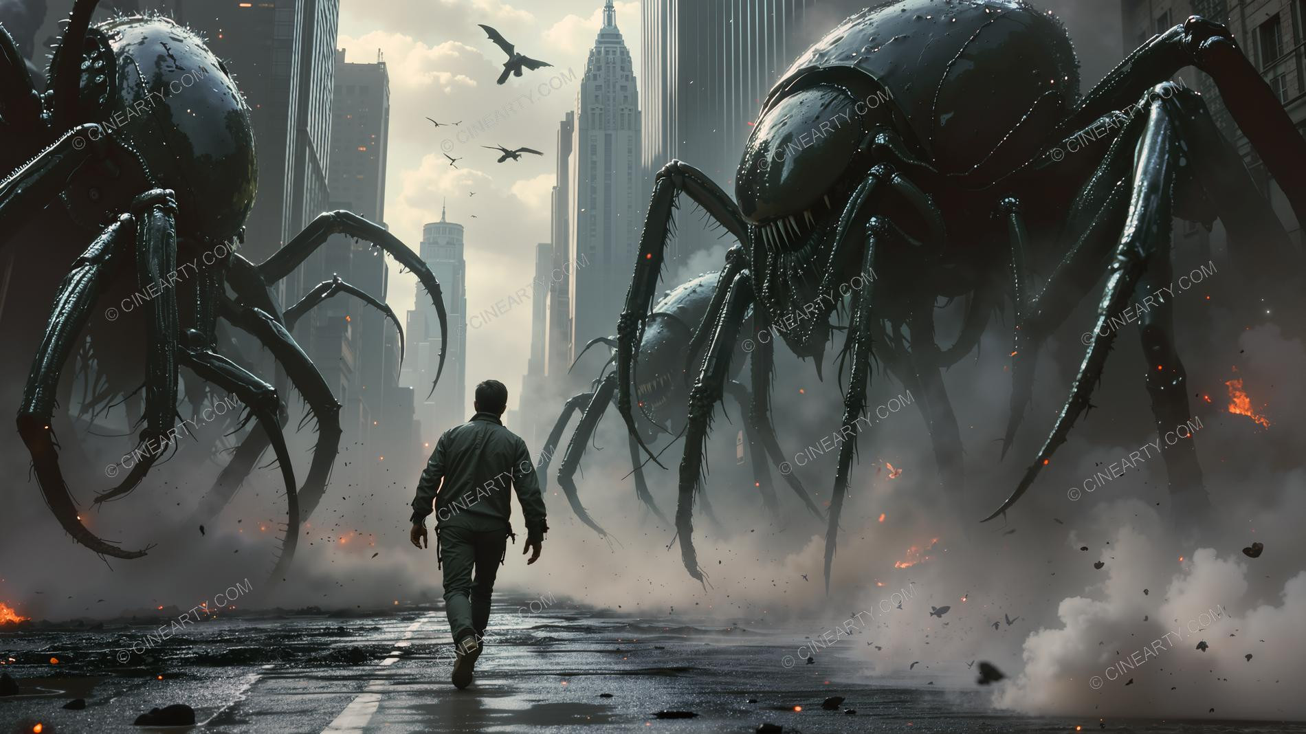 Alien Insects Attacs City 17648