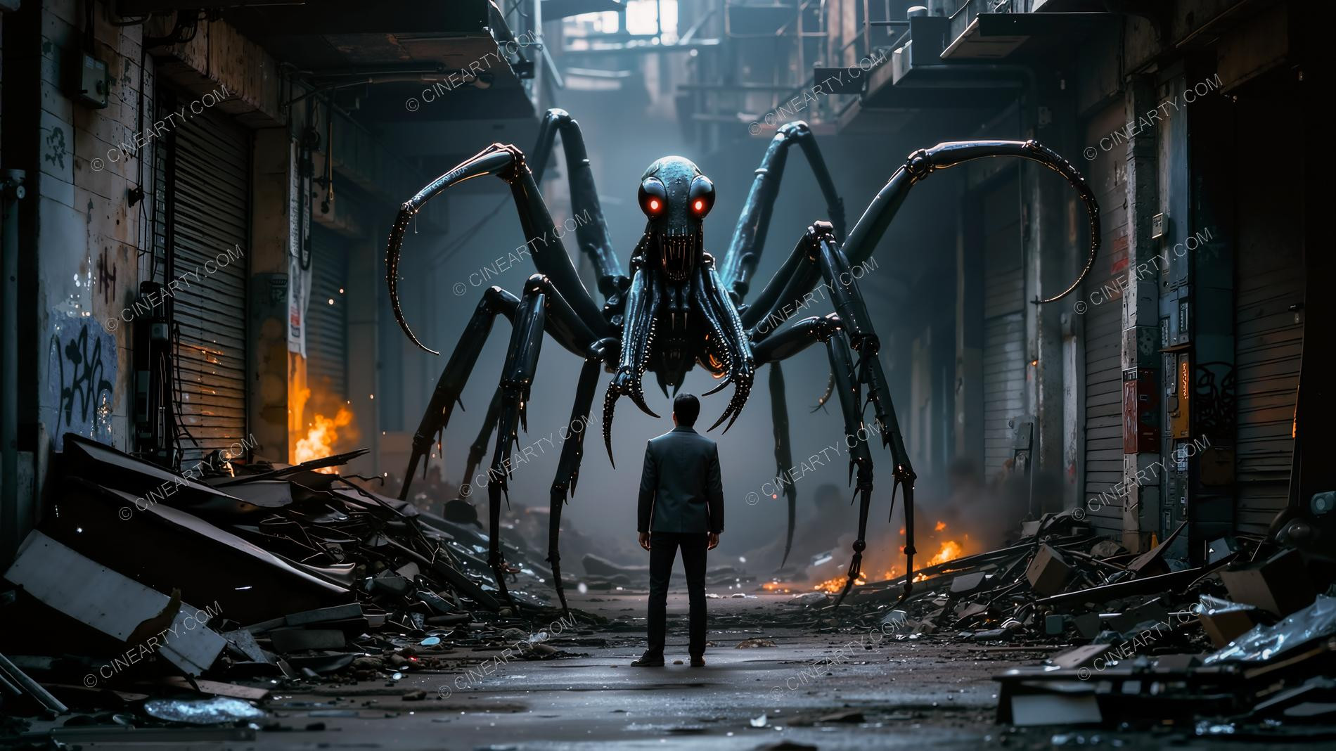 Alien Insects Attacs City 14574