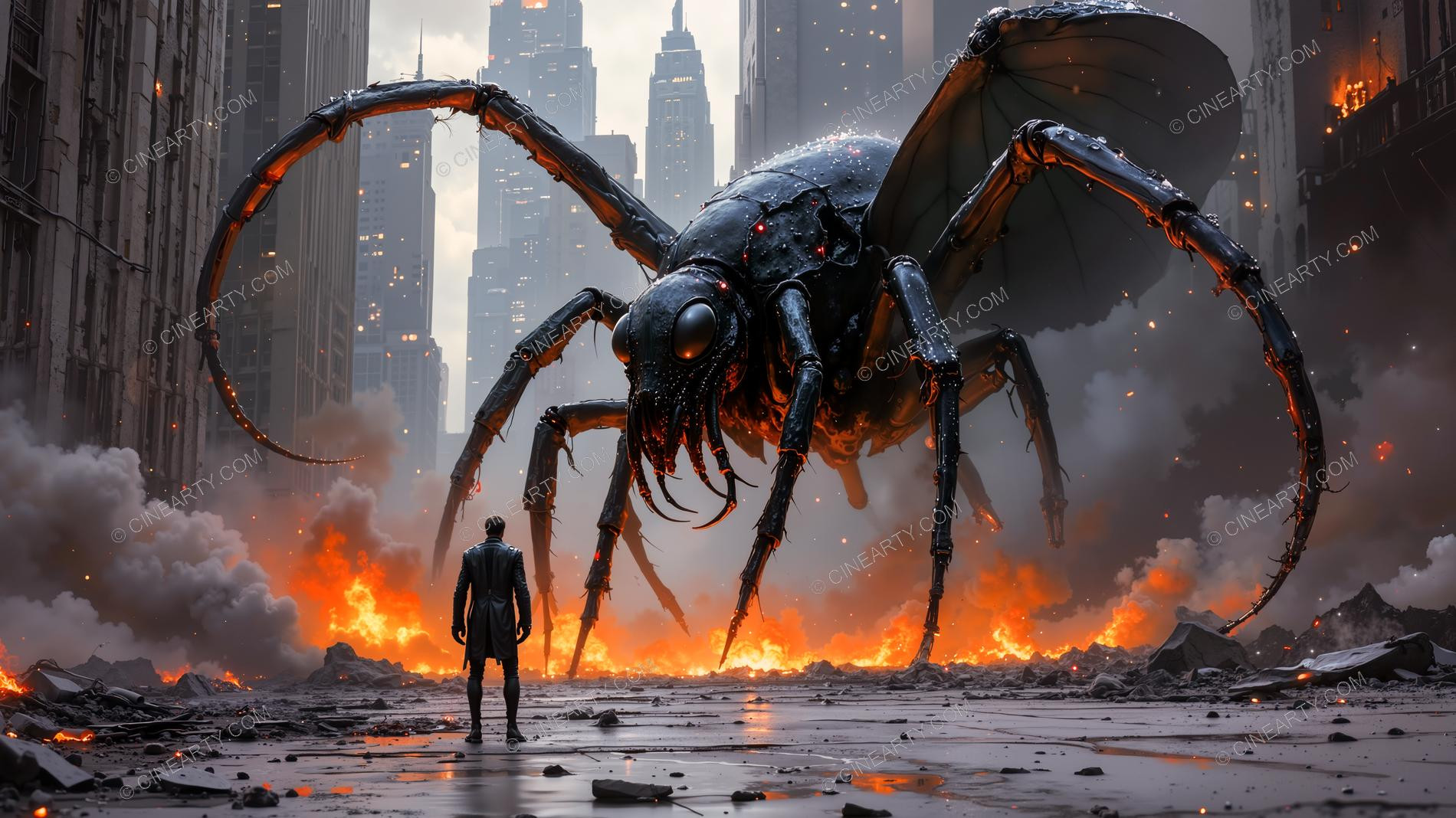 Alien Insects Attacs City 58480
