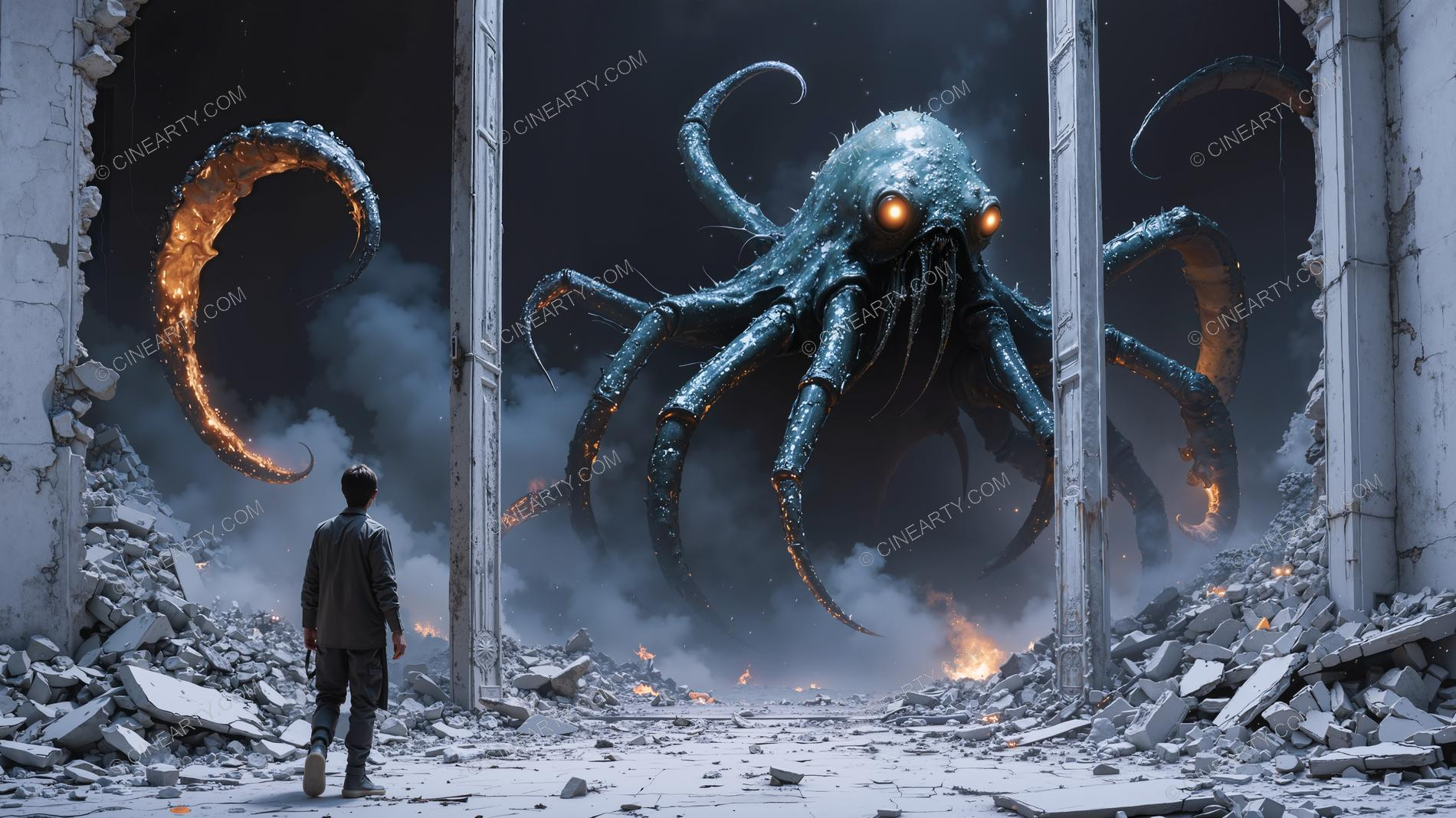 Alien Insects Attacs City 07266