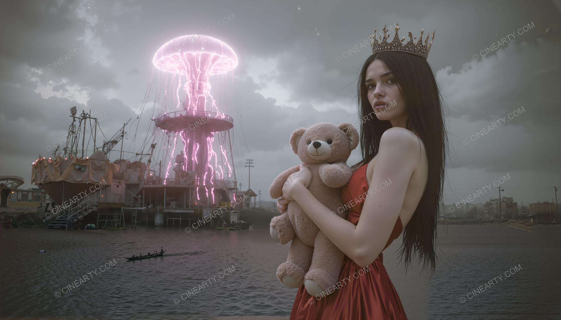 Alien Invasion Post-Apocalypse. Amusement Park 88136