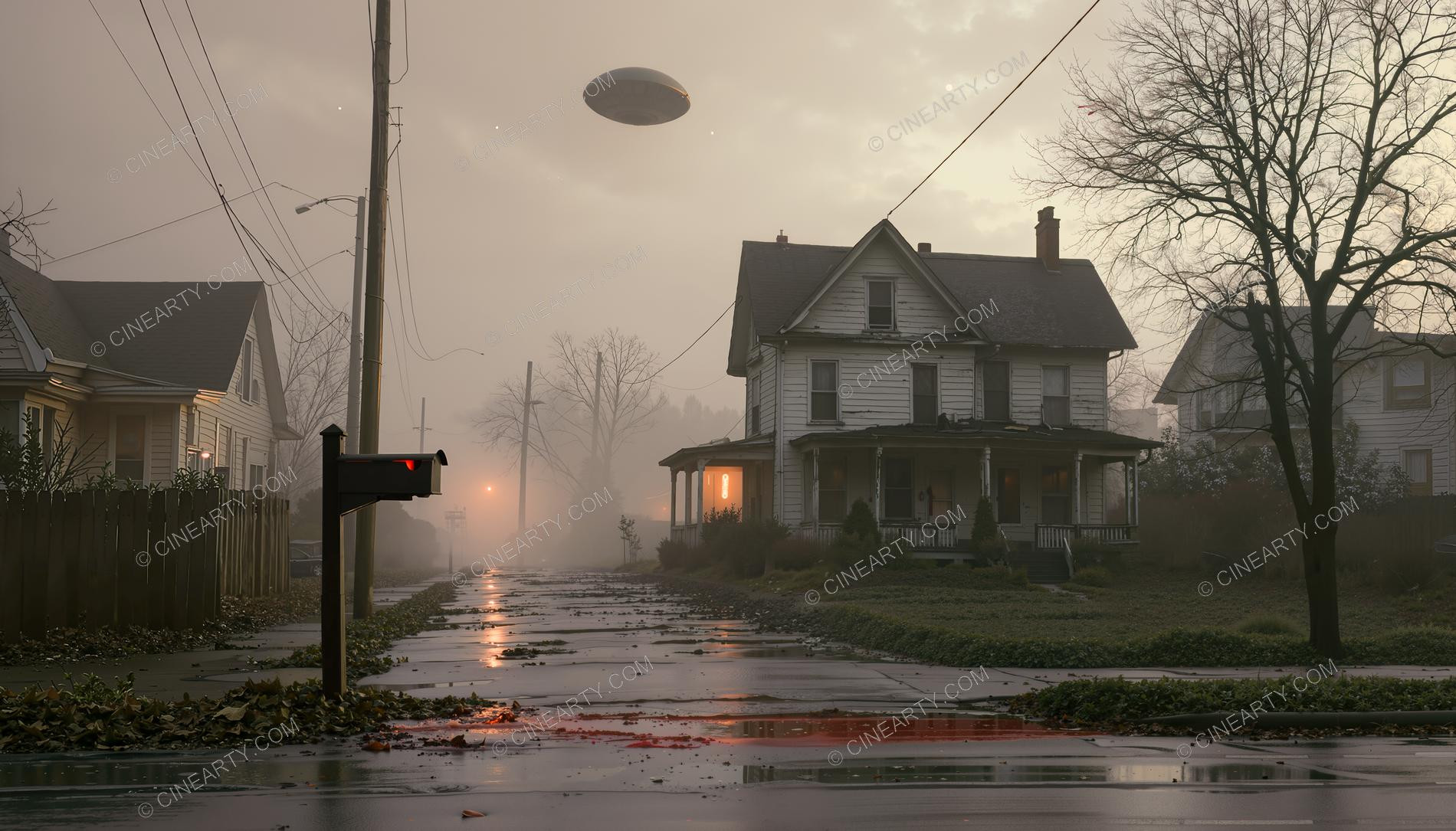 Alien Invasion Post-Apocalypse. Empty Towns 44663