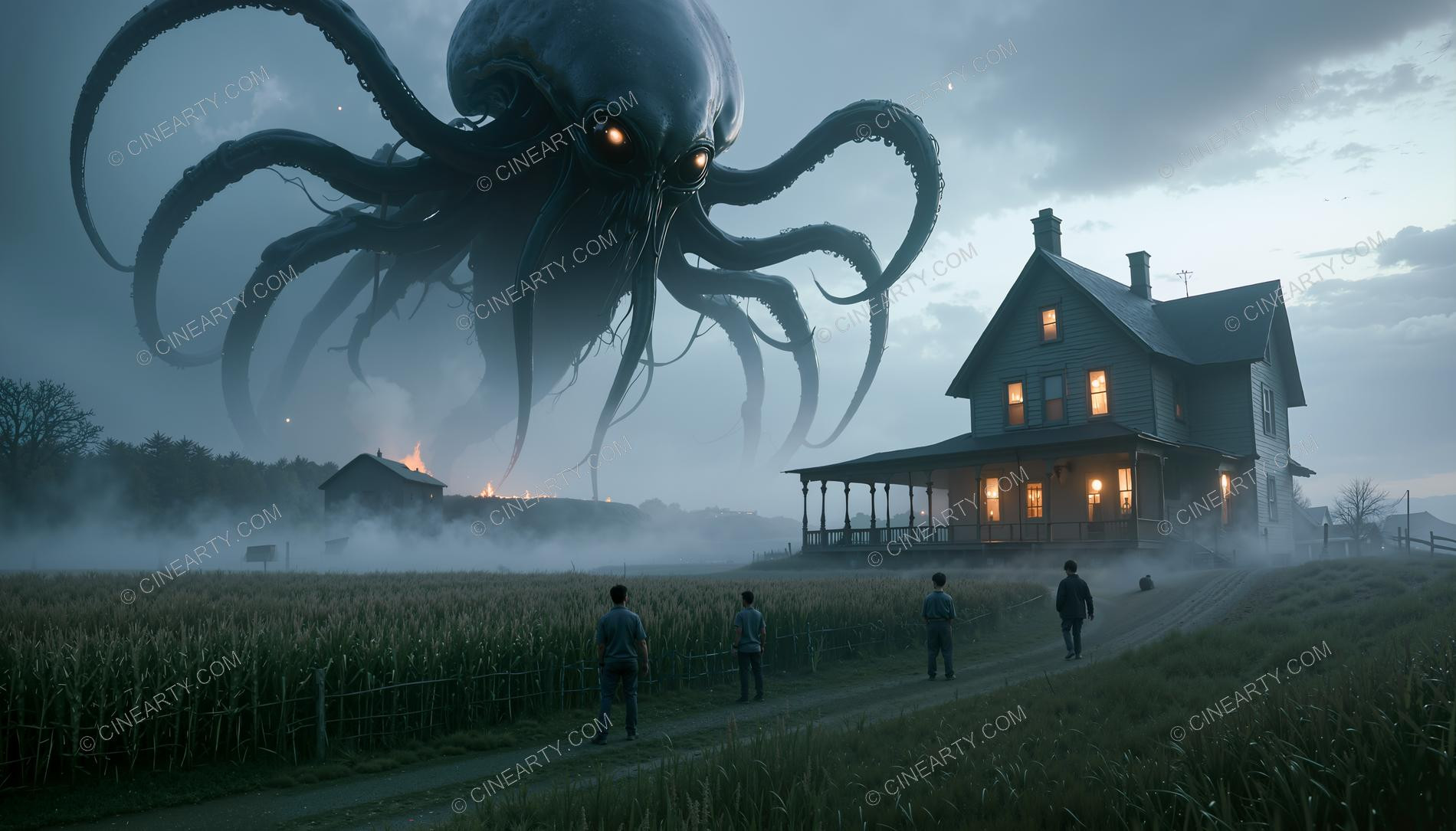 Alien Monsters on Farm 99938