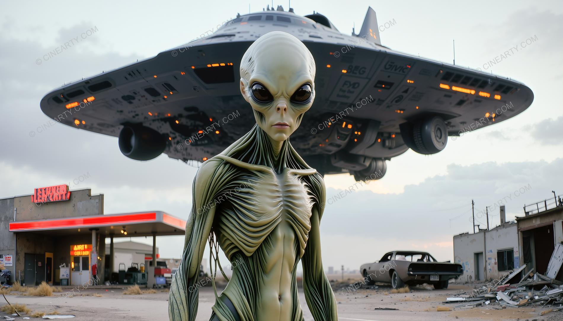 Aliens Classic Humanoids Take Over Earth 46995