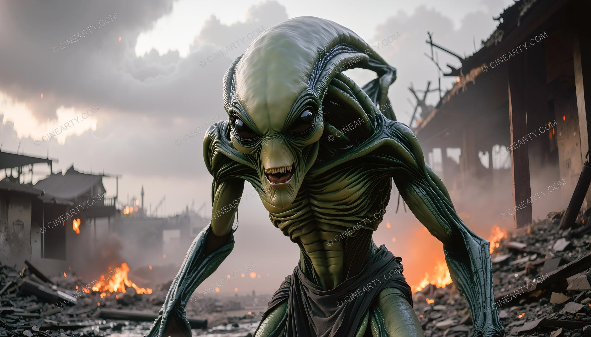 Aliens Classic Humanoids Take Over Earth 42010