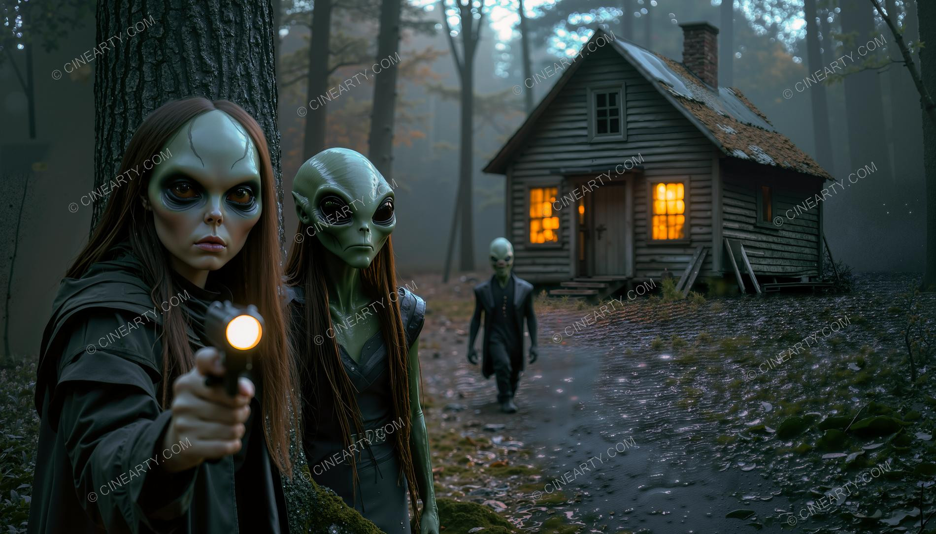 Aliens Classic Humanoids Take Over Earth 03077