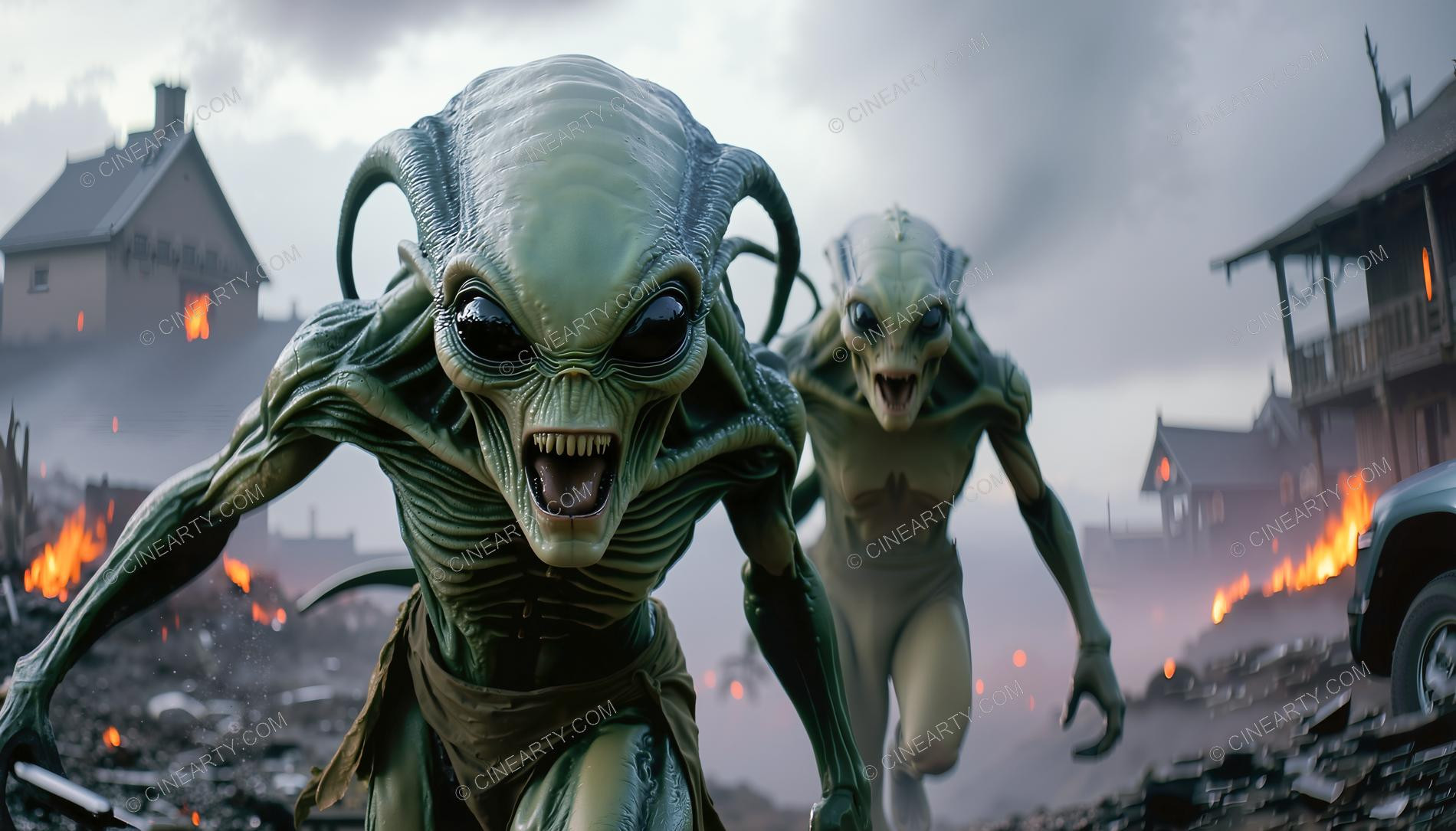 Aliens Classic Humanoids Take Over Earth 28484