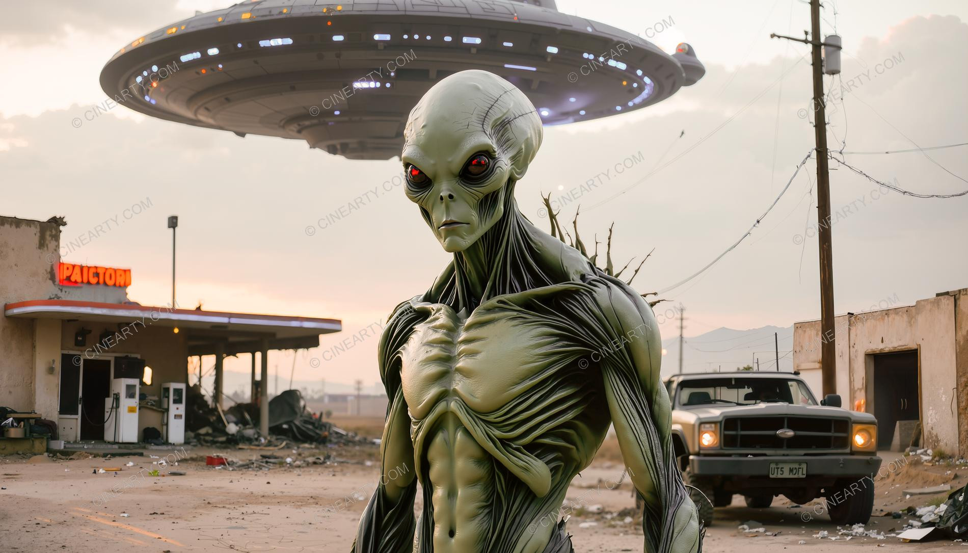 Aliens Classic Humanoids Take Over Earth 03057