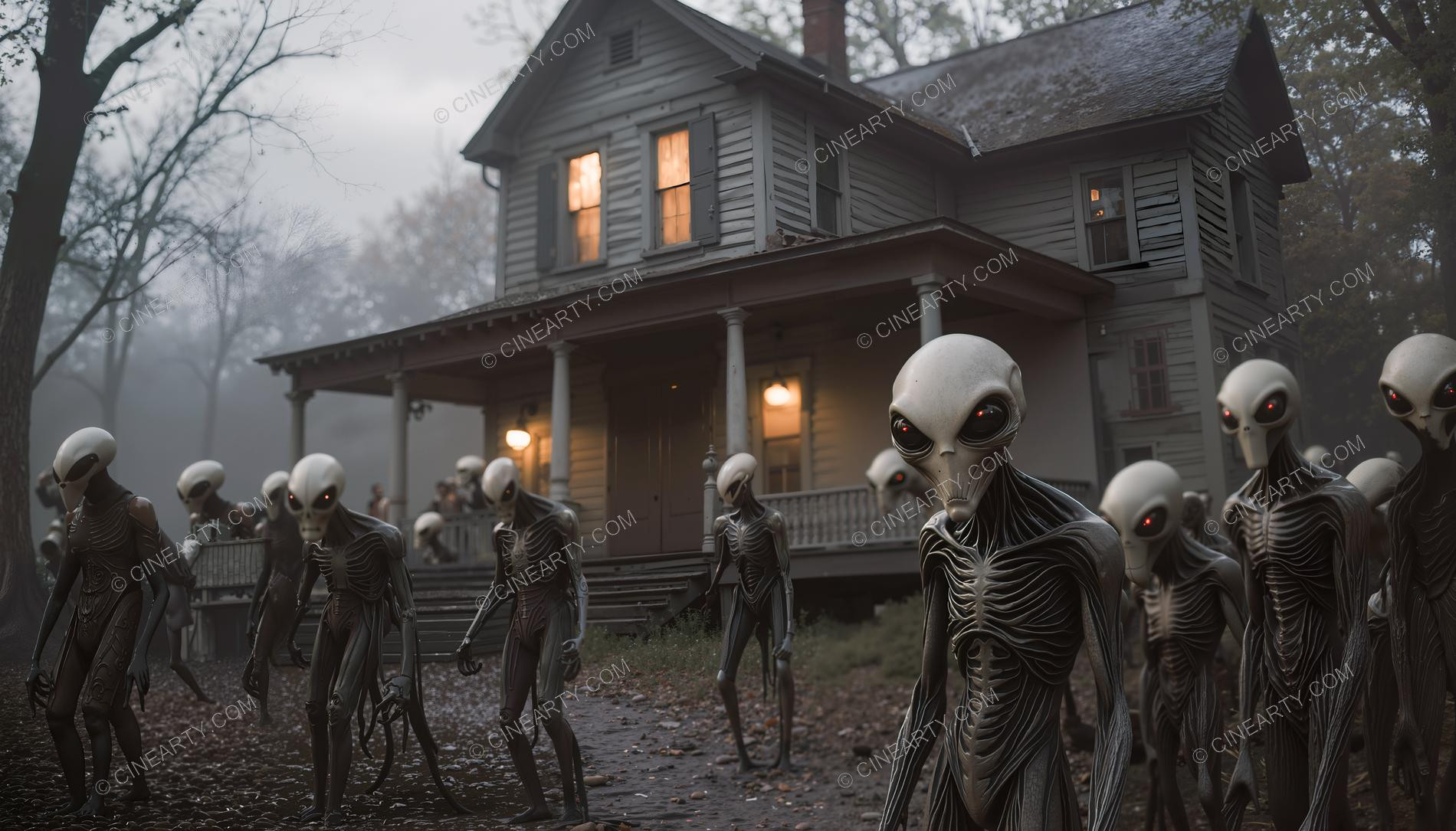 Aliens Classic Humanoids Take Over Earth 83440