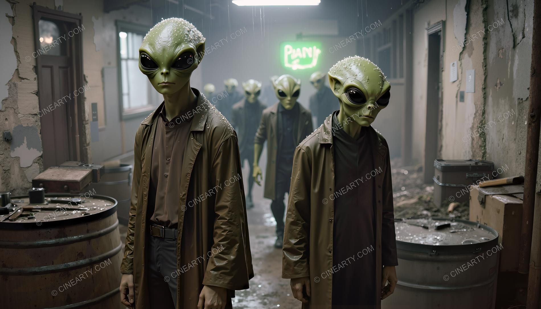 Aliens Classic Humanoids Take Over Earth 68999