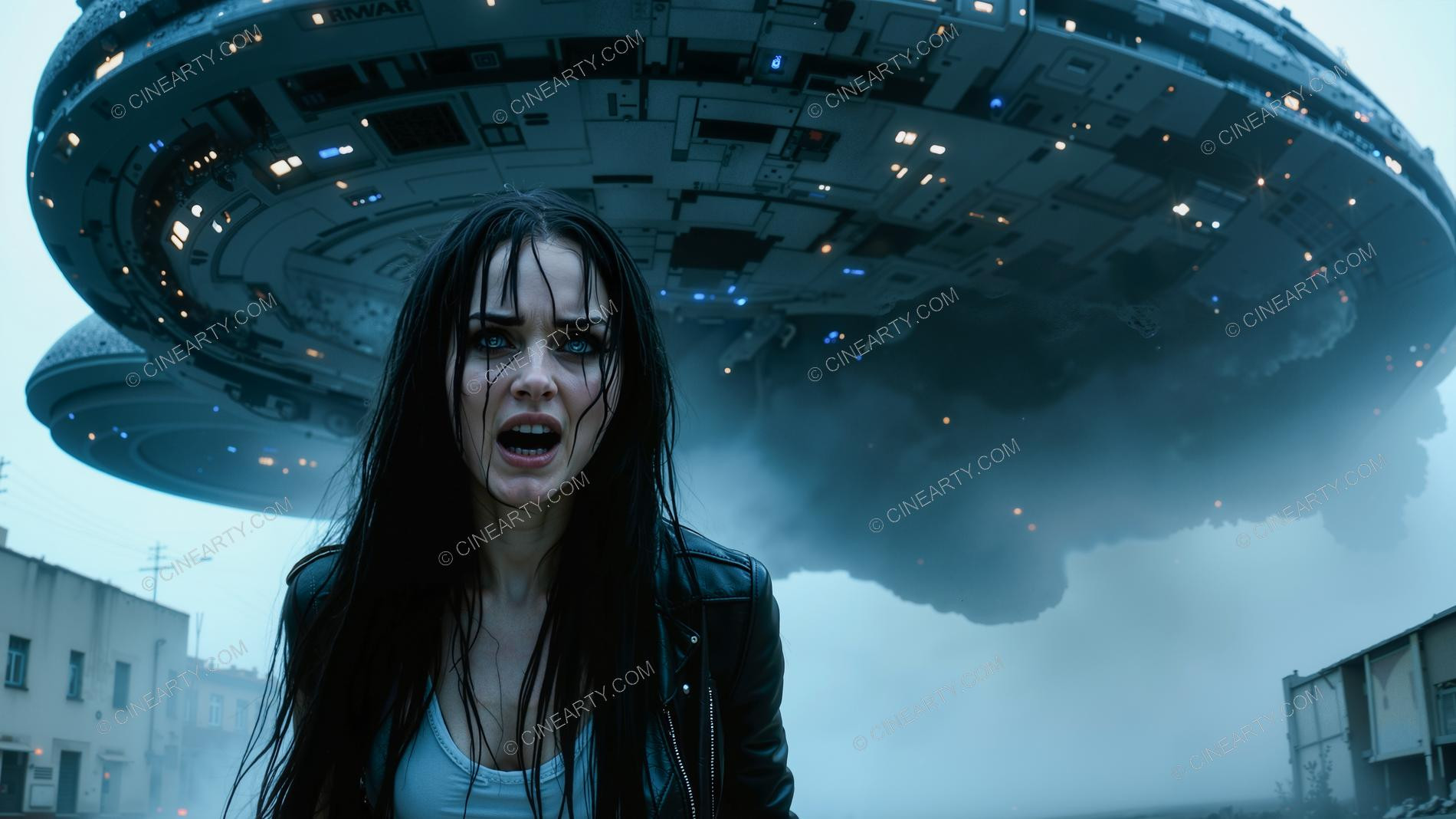 Flying Saucers Kills City Residents 64295