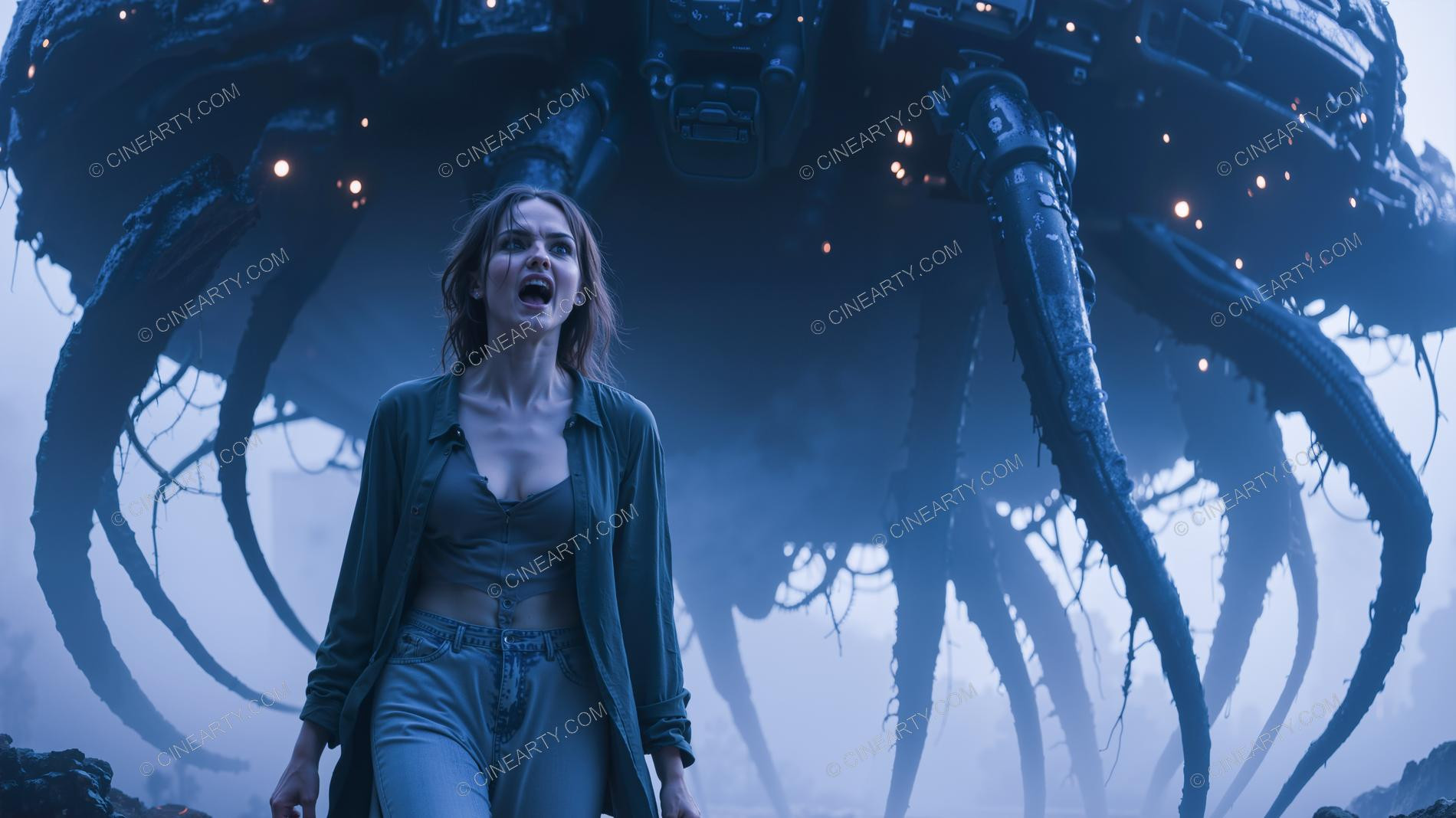 Flying Saucers Kills City Residents 20701