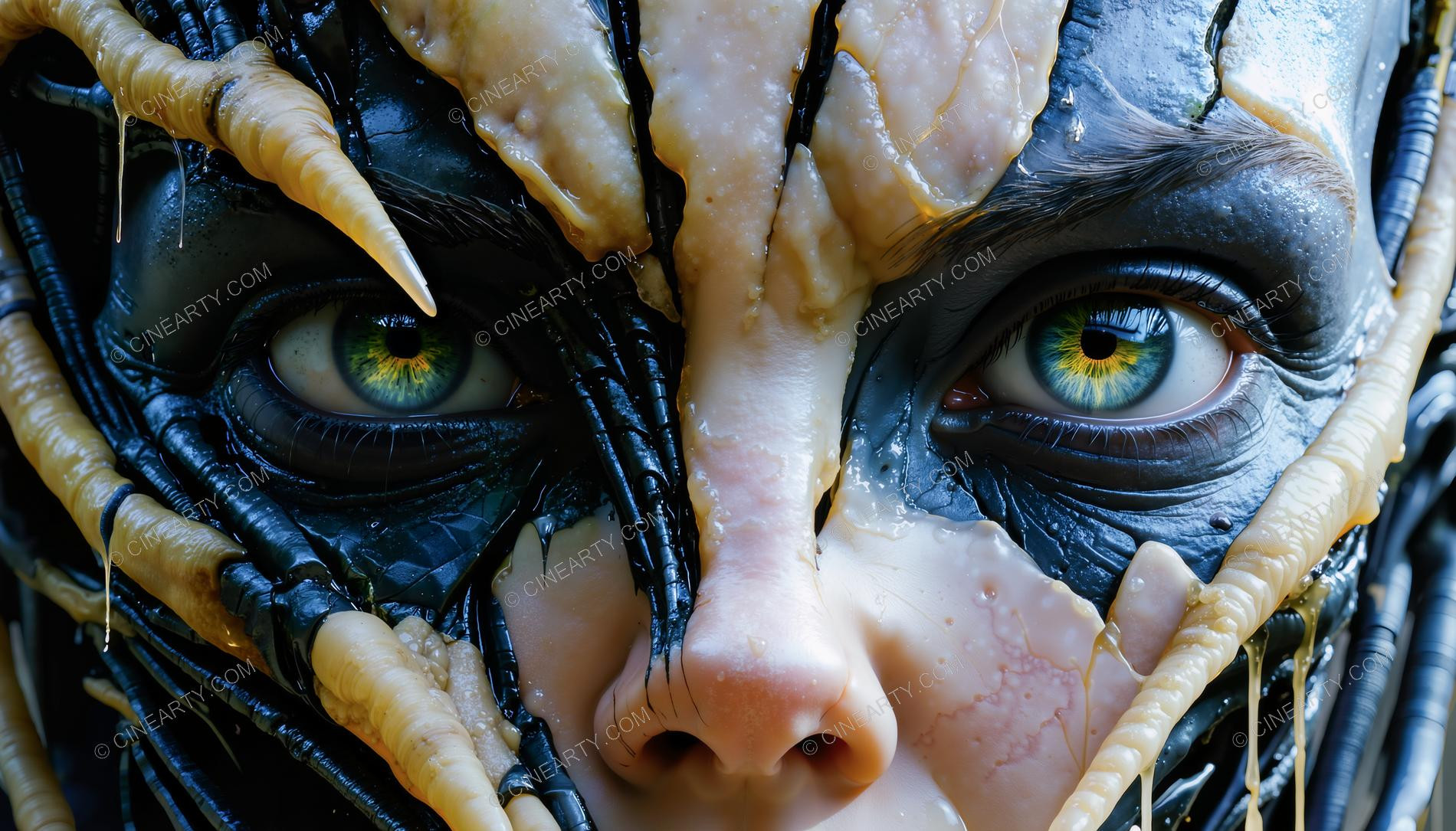 Alien Close-up Portrait 02585