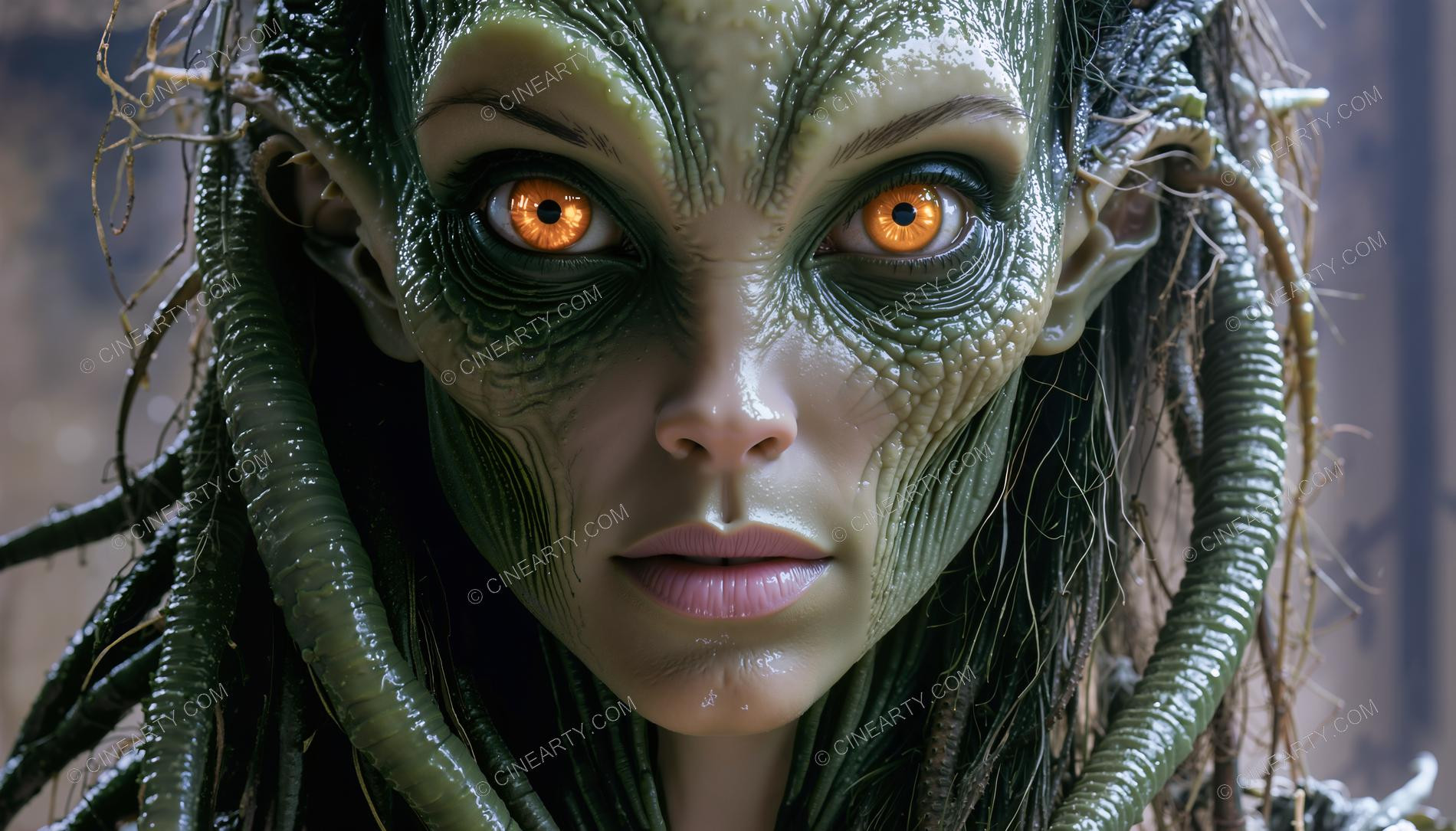 Alien Close-up Portrait 78882
