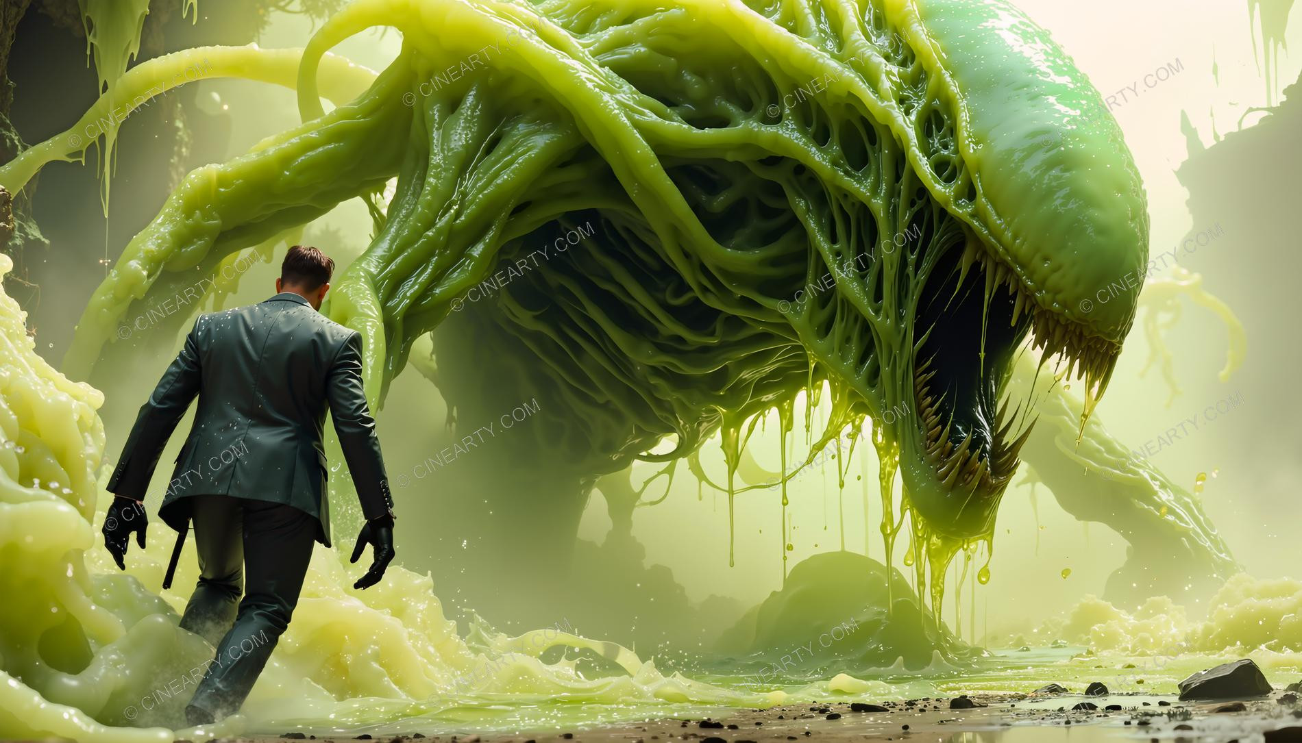 Alien Green Monsters 74975