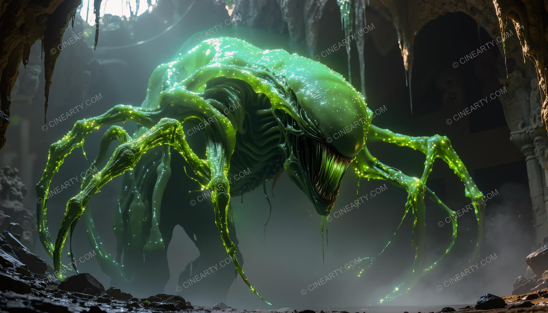 Alien Green Monsters 64605